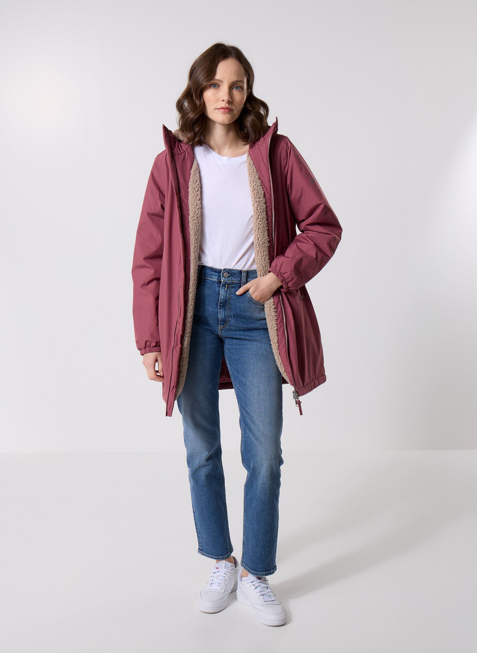 Winterjas Rainpack 90 Sherpa dames bordeaux Aigle Winterjas Rainpack 90 Sherpa dames bordeaux Burgundy
