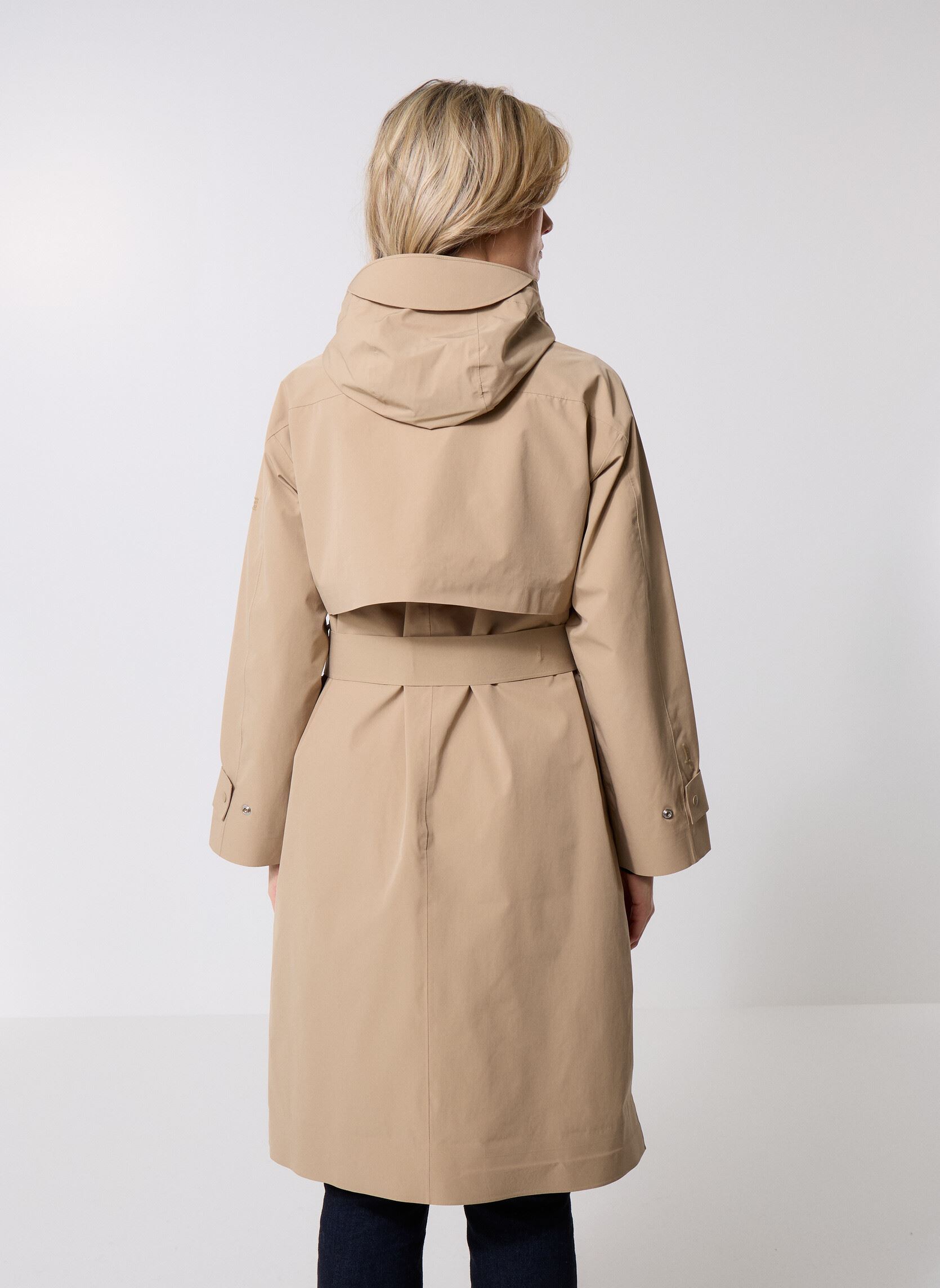 Parkas Trench Long MTD® femme beige Aigle Parkas Trench Long MTD® femme beige OSIER