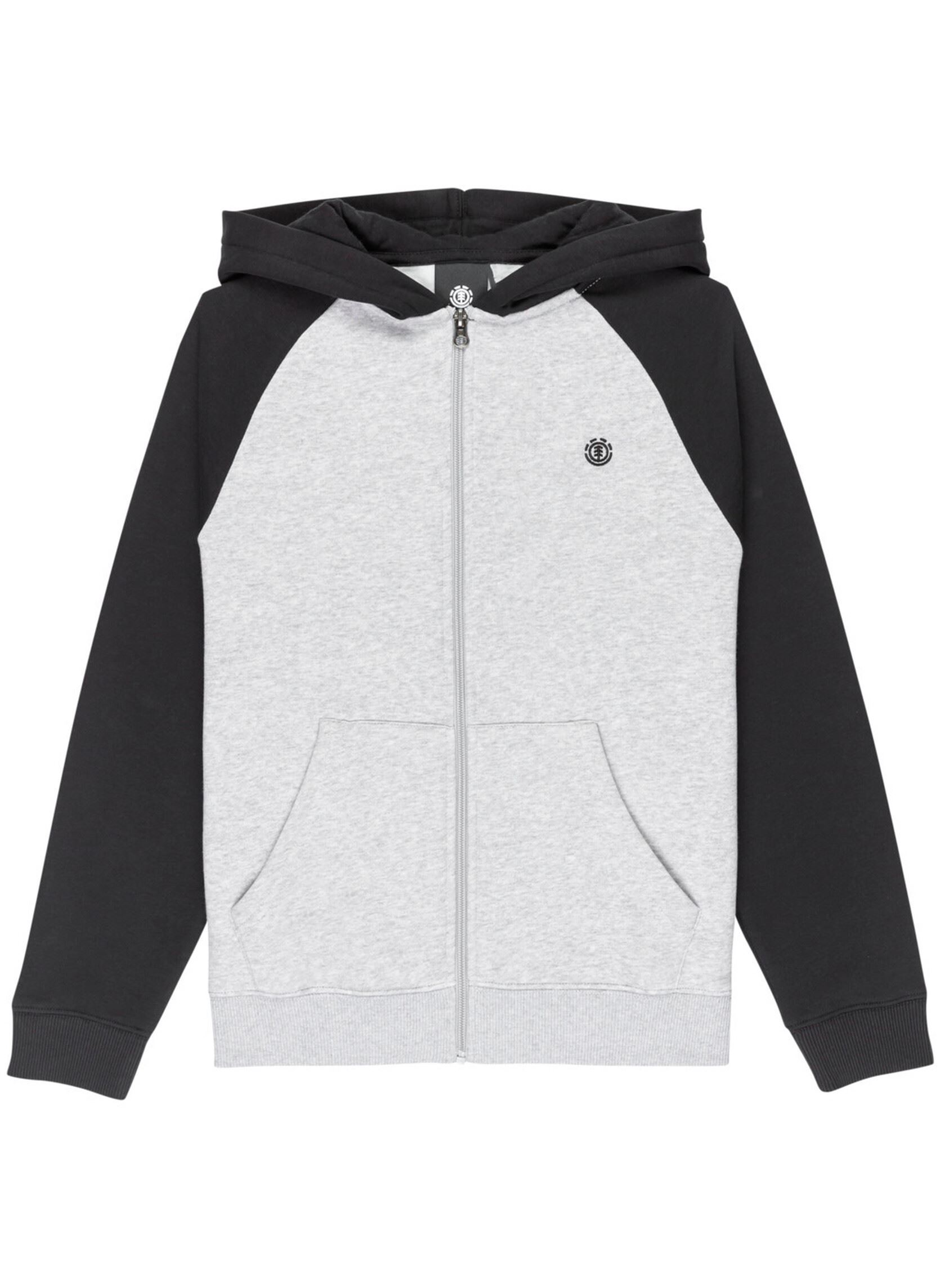 Sweats zippés Icon Embroidery 2Tone Zh Y garçon gris Element Sweats zippés Icon Embroidery 2Tone Zh Y garçon gris MID GREY HEATHER