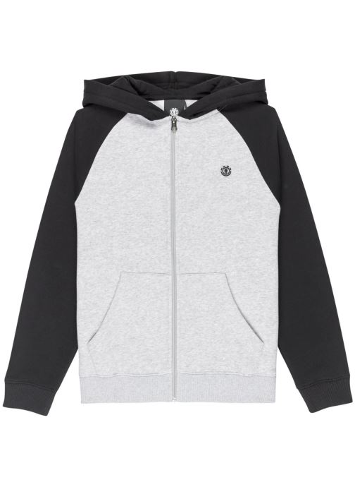 Element Sweaters met rits Icon Embroidery 2Tone Zh Y jongens grijs