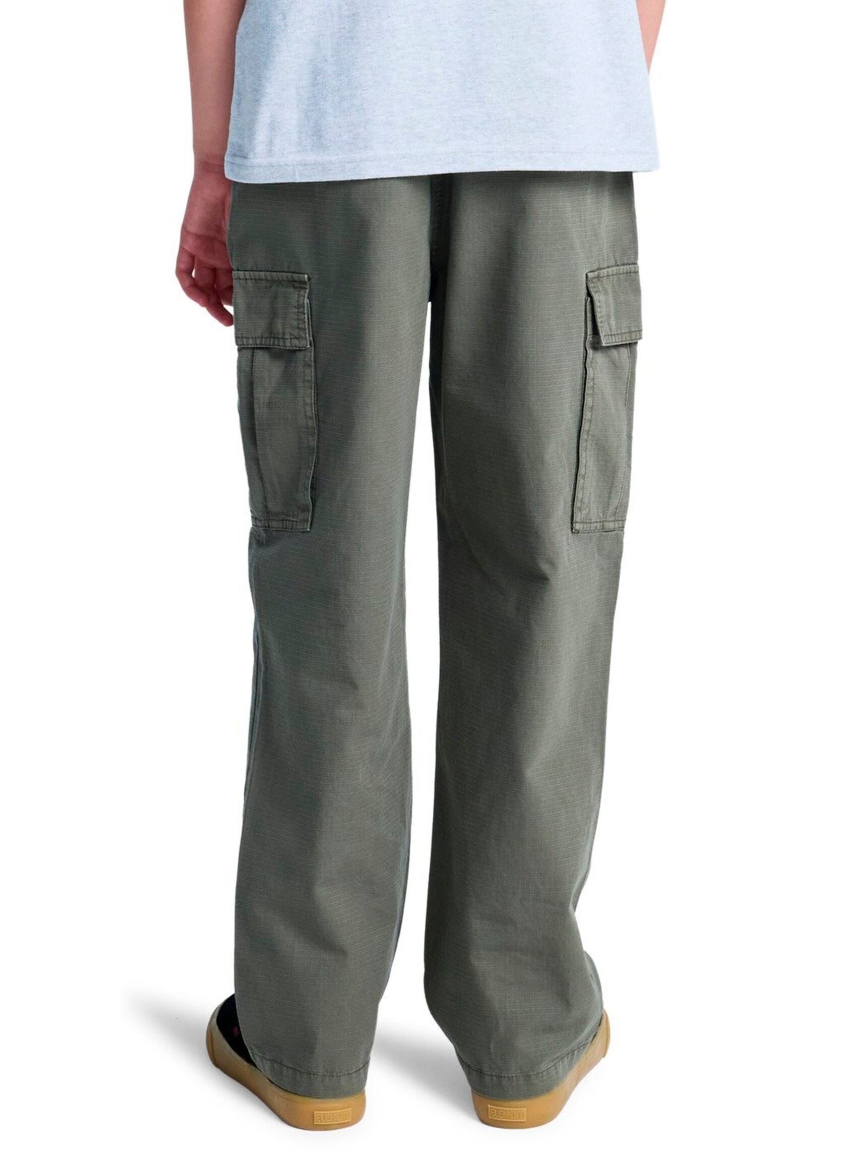 Pantalons Relax Cargo Y garçon vert Element Pantalons Relax Cargo Y garçon vert Kalamata