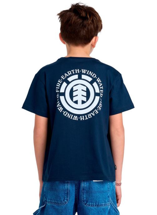 Element T-shirts met korte mouwen Seal Bp Ss Y jongens blauw