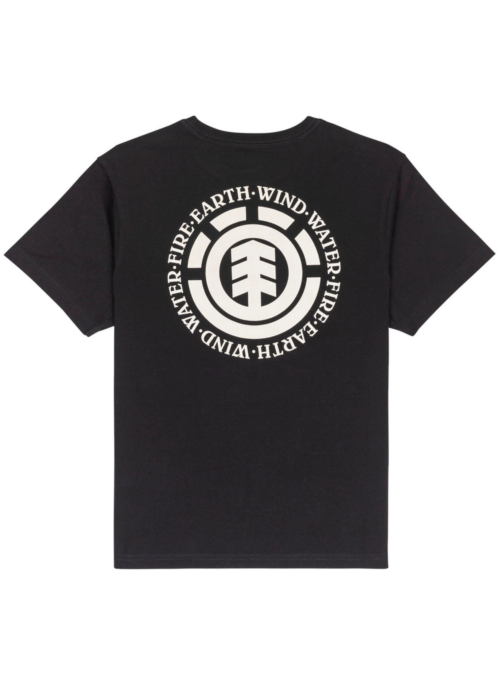 Tee-shirts manches courtes Seal Bp Ss Y garçon noir Element Tee-shirts manches courtes Seal Bp Ss Y garçon noir FLINT BLACK