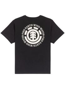 Tee-shirts manches courtes Seal Bp Ss Y garçon noir