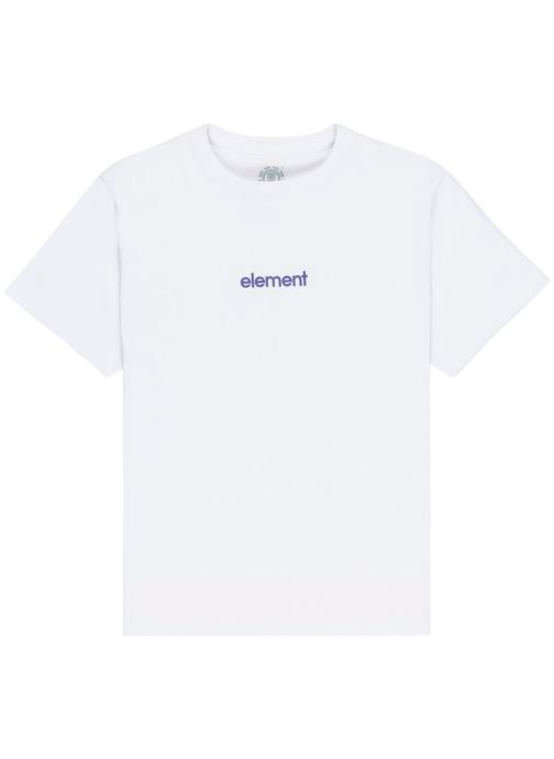 Element T-Shirts Lowcase Bp Ss Y jungen weiß