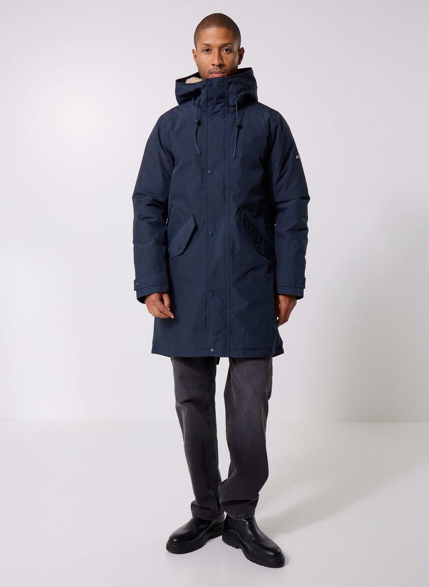 Parkas Parka Fishtail Gore-Tex Matelassé avec c homme bleu Aigle Parkas Parka Fishtail Gore-Tex Matelassé avec c homme bleu EMPIRE