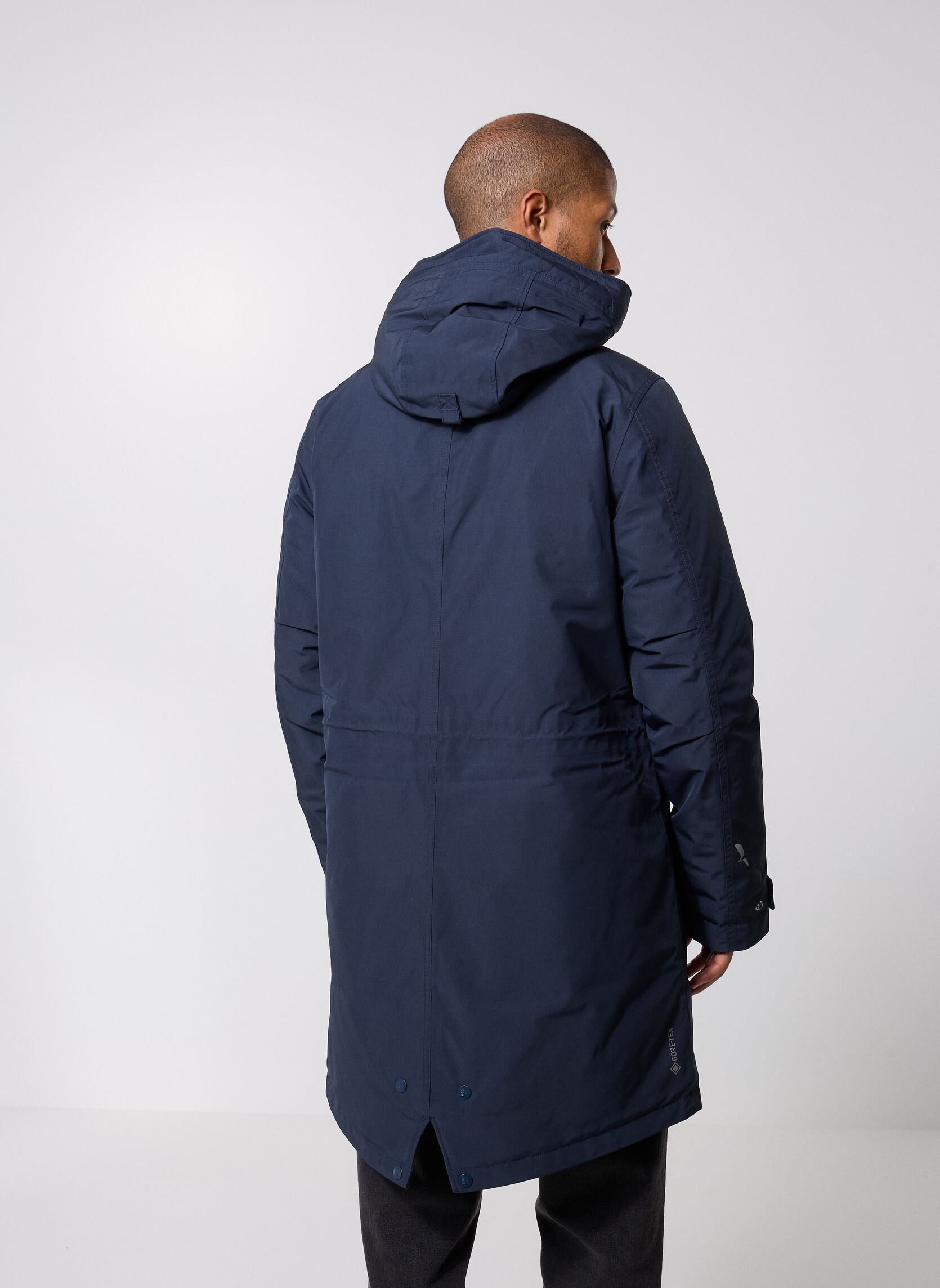 Veste Parka Orvis 2XL Homme - Imperméable Capuche Bleu Marine - Pêche Et Outdoor