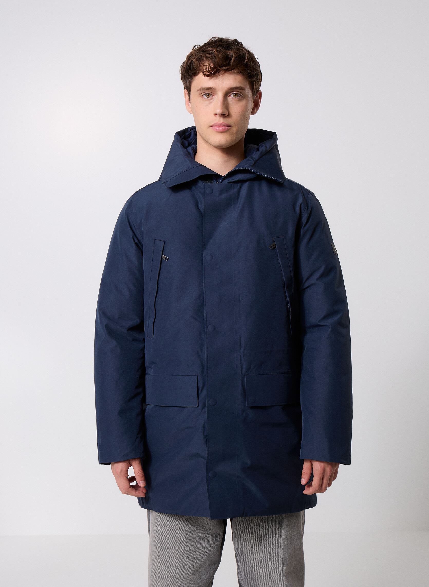 Vêtements Aigle Parka Longue Gore Tex à Capuche Matelassée Duvets et Plumes pour Homme