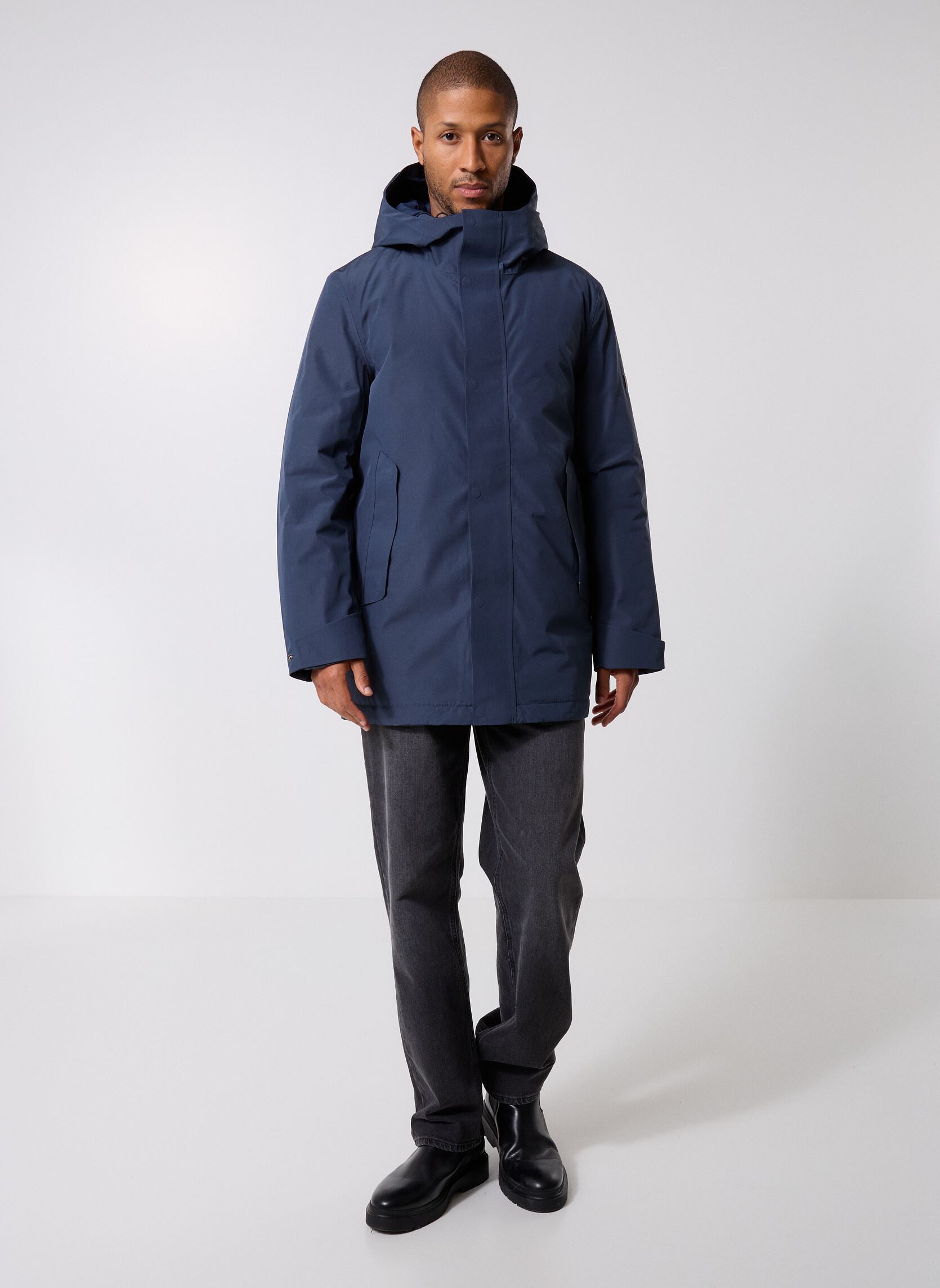 Parkas Parka Mi-Longue MTD® Avec Capuches herren blau Aigle Parkas Parka Mi-Longue MTD® Avec Capuches herren blau Empire