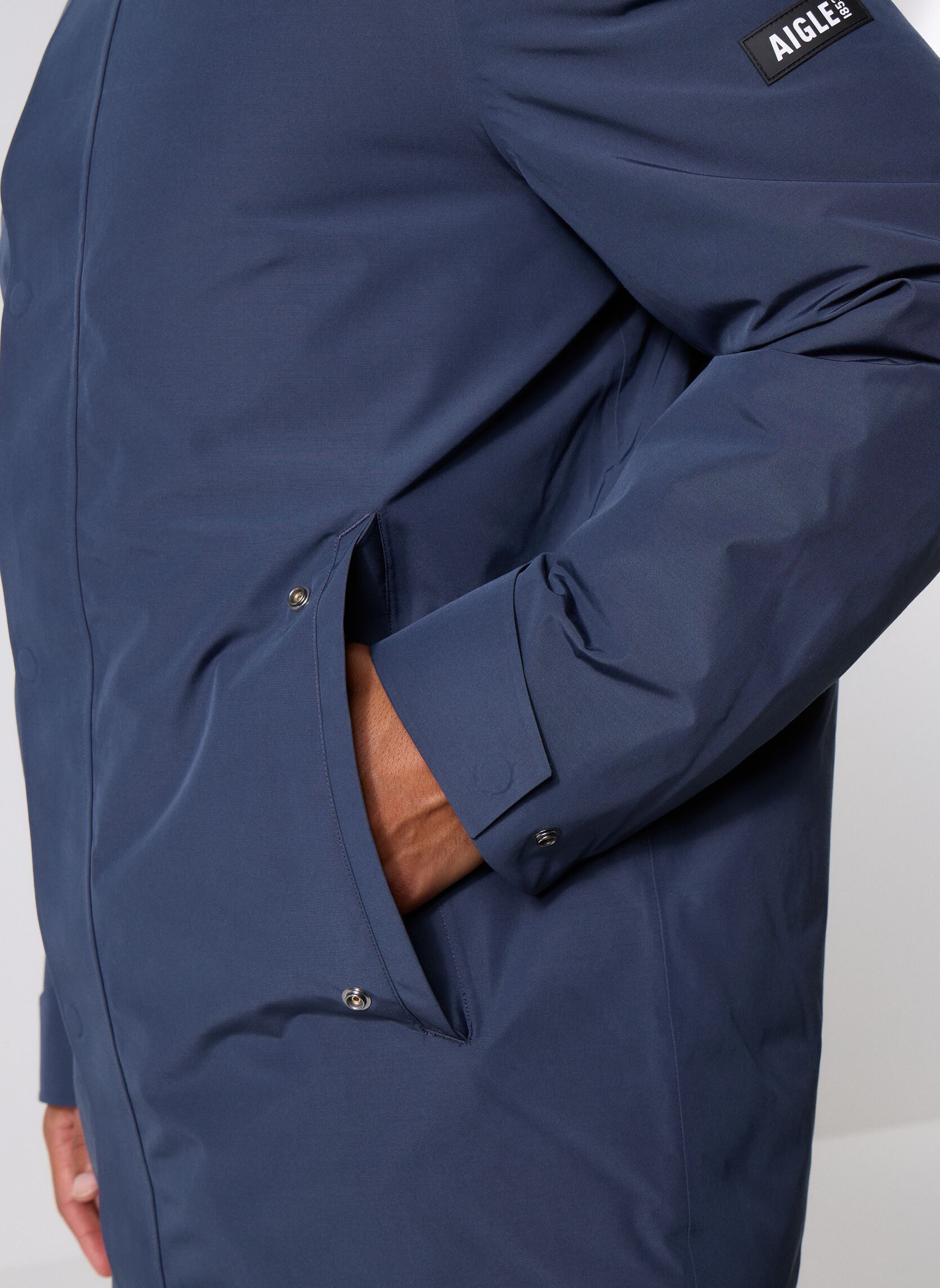 Parkas Parka Mi-Longue MTD® Avec Capuches herren blau Aigle Parkas Parka Mi-Longue MTD® Avec Capuches herren blau Empire