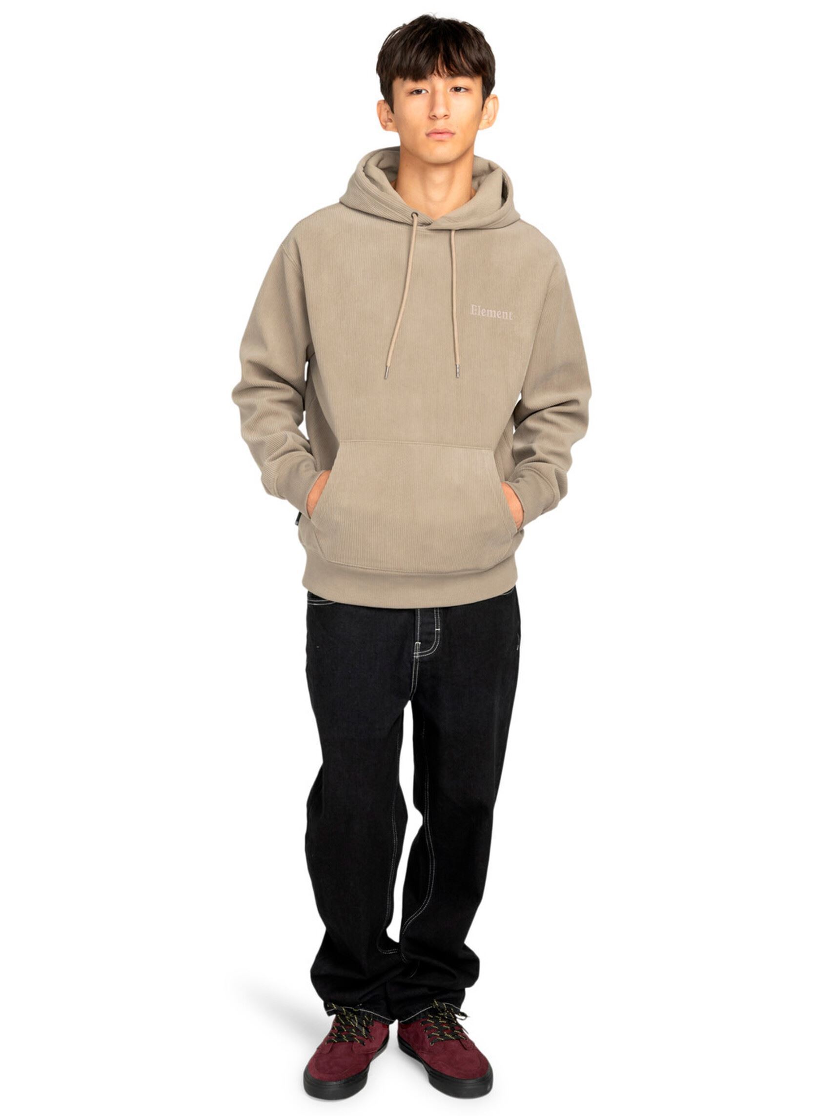 Sweats à capuche Serif Corduroy Po homme beige Element Sweats à capuche Serif Corduroy Po homme beige ALUMINUM