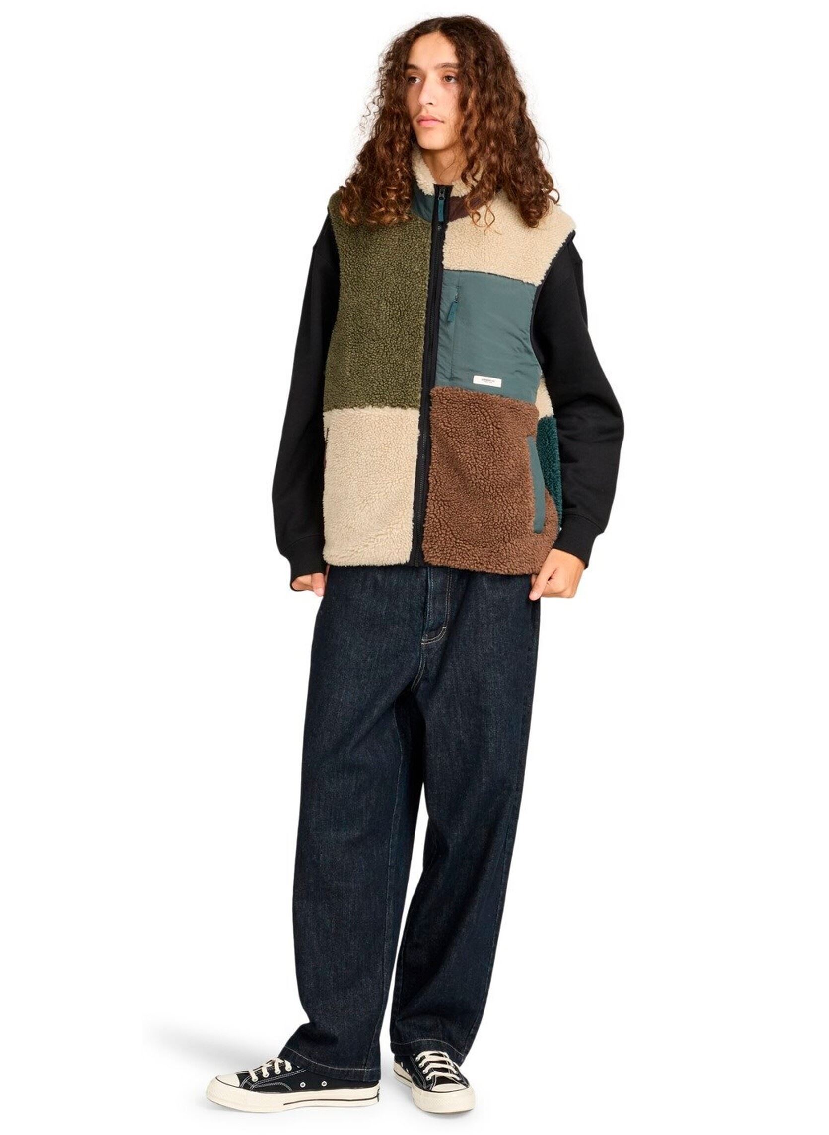 Fleece-Jacken Lake Sherpa Vest herren mehrfarbig Element Fleece-Jacken Lake Sherpa Vest herren mehrfarbig Multicolor