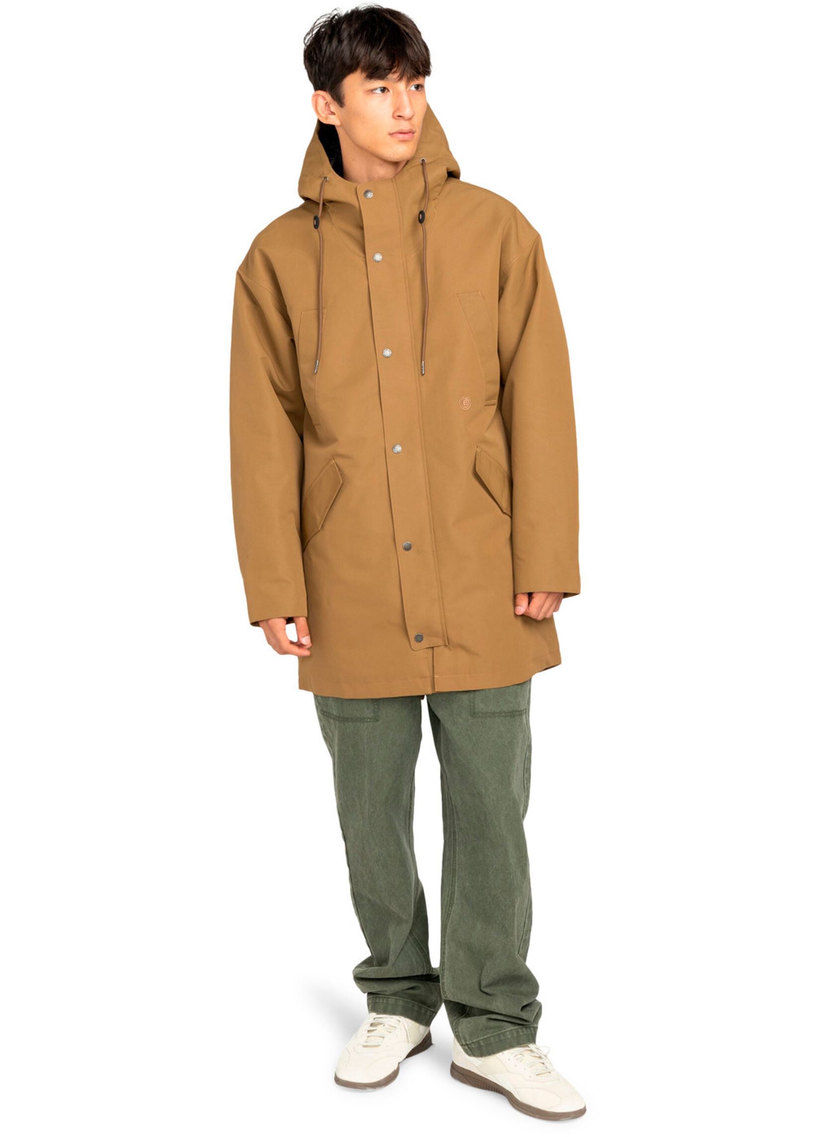 Winterjas Fishtail Parka heren bruin Element Winterjas Fishtail Parka heren bruin KANGAROO