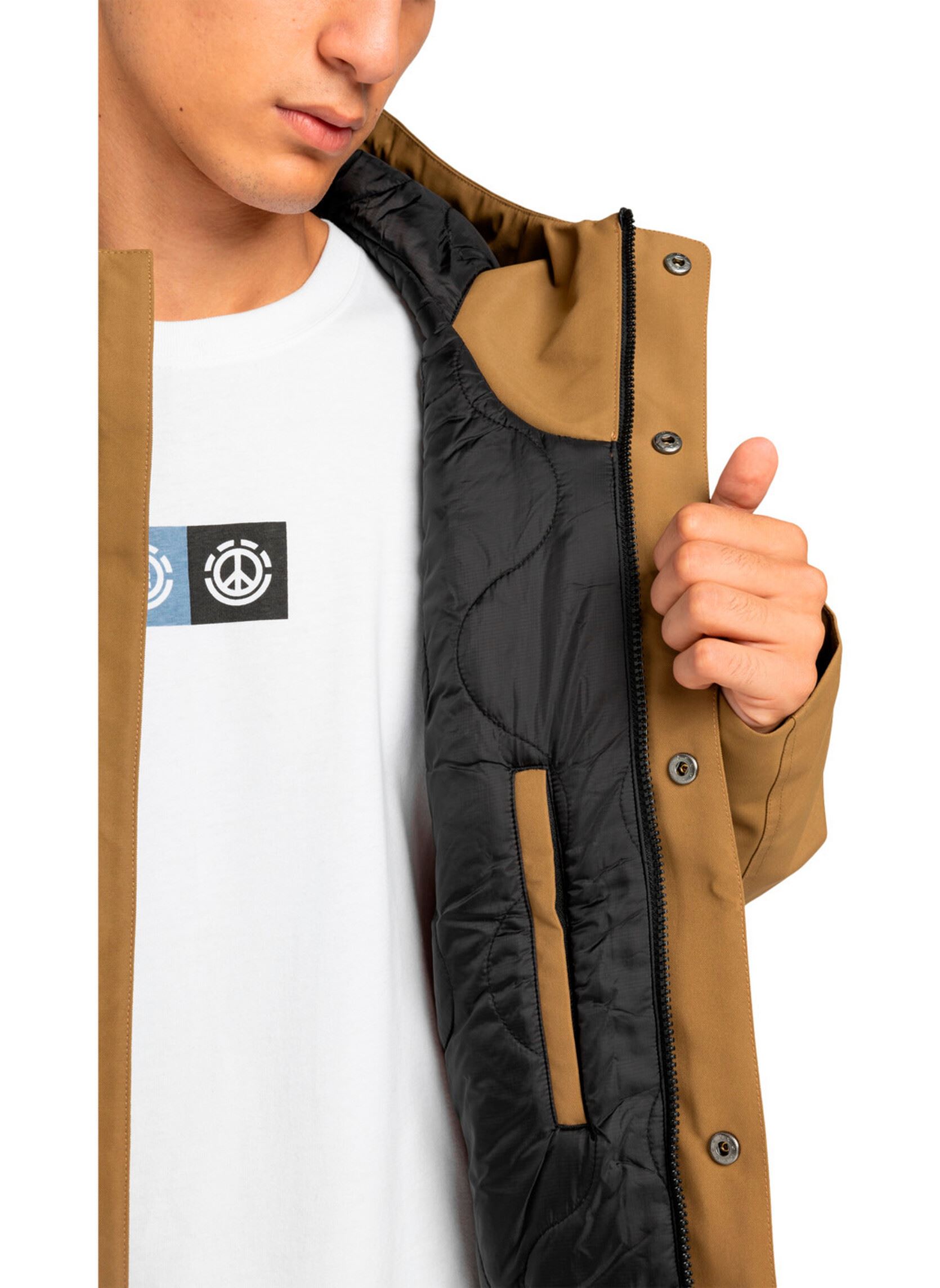 Winterjas Fishtail Parka heren bruin Element Winterjas Fishtail Parka heren bruin KANGAROO