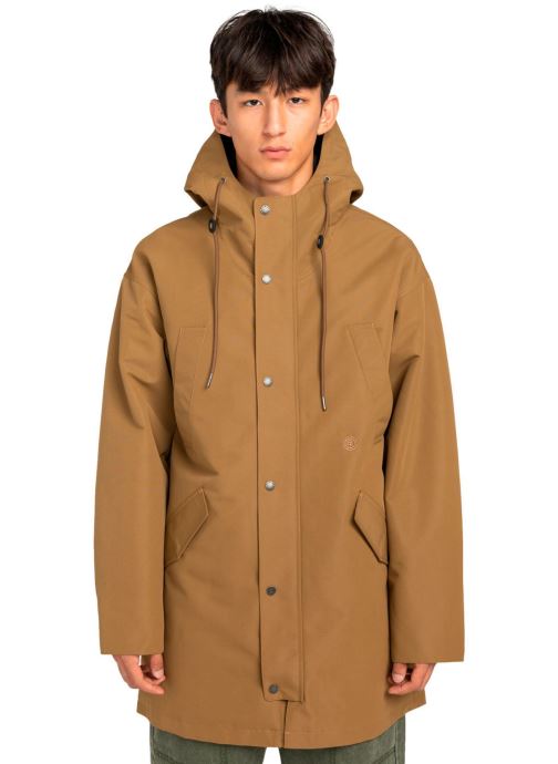 Element Parkas Fishtail Parka herren braun
