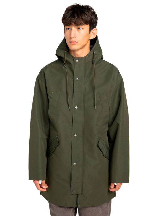 Element Winterjas Fishtail Parka heren groen