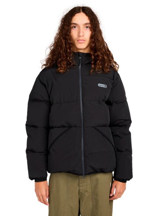 Element Daunenjacken Hooded Puffer herren schwarz