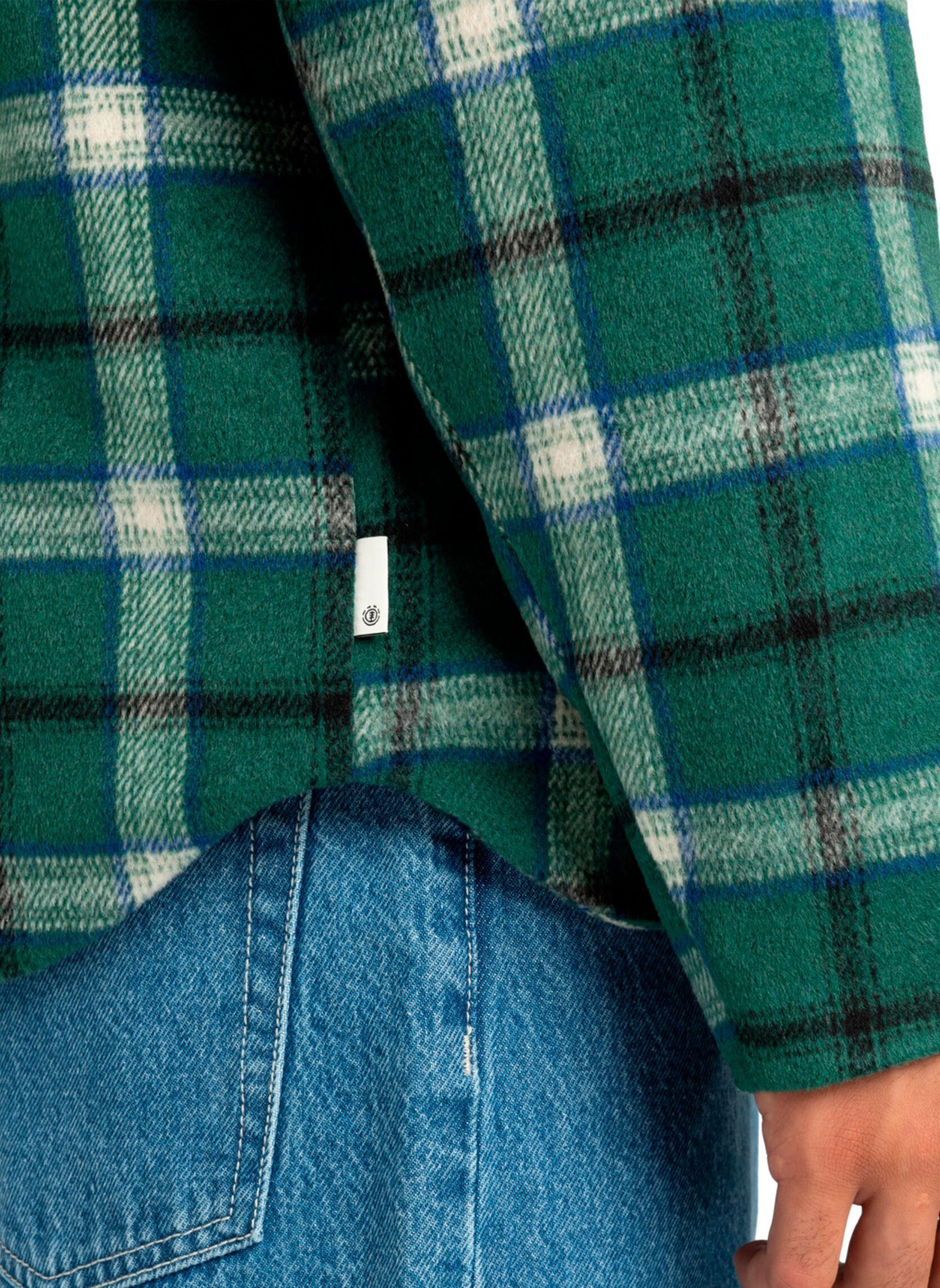 Chemises Lodge Check homme vert Element Chemises Lodge Check homme vert DARK GREEN CHECK