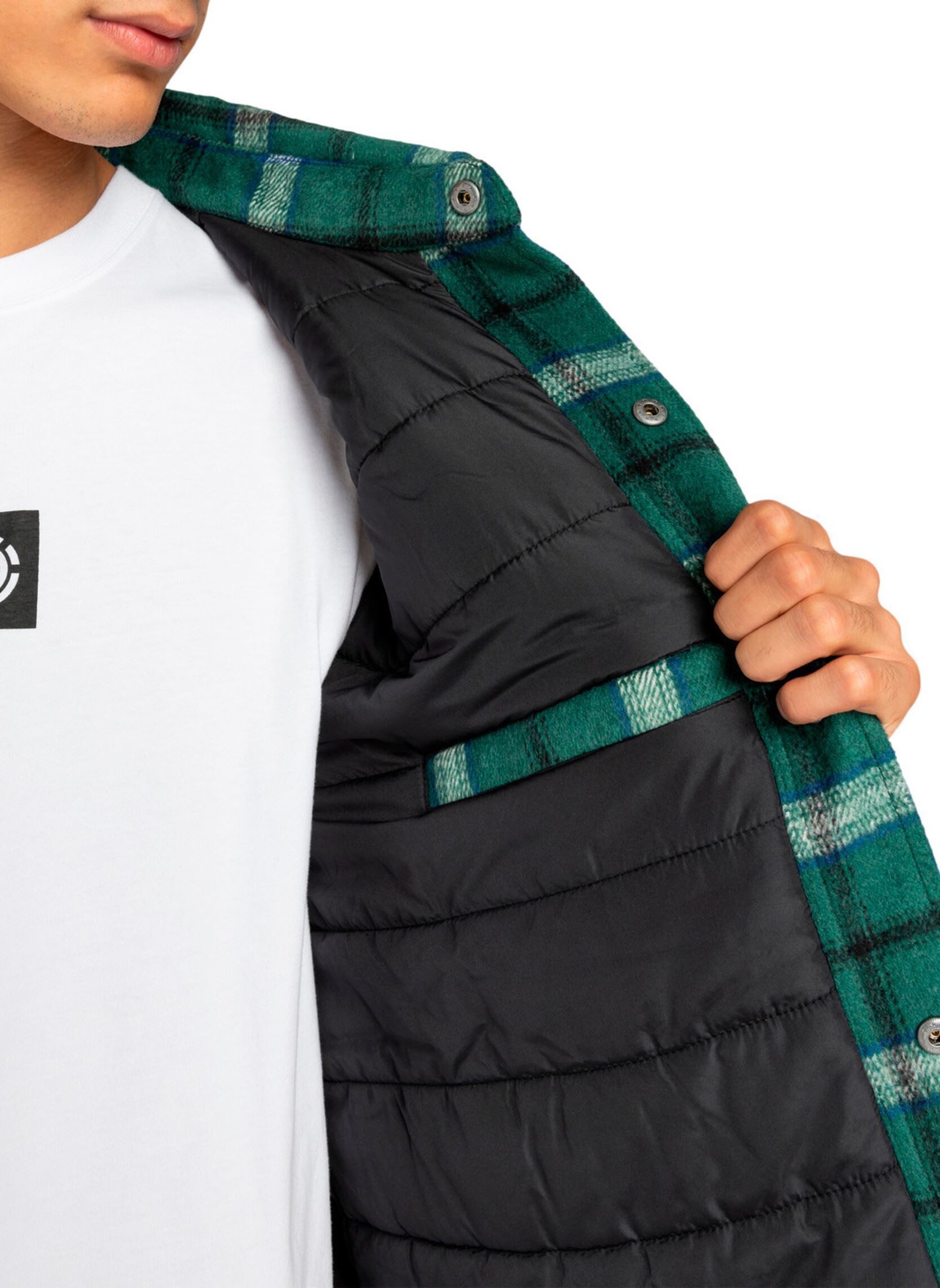 Chemises Lodge Check homme vert Element Chemises Lodge Check homme vert DARK GREEN CHECK