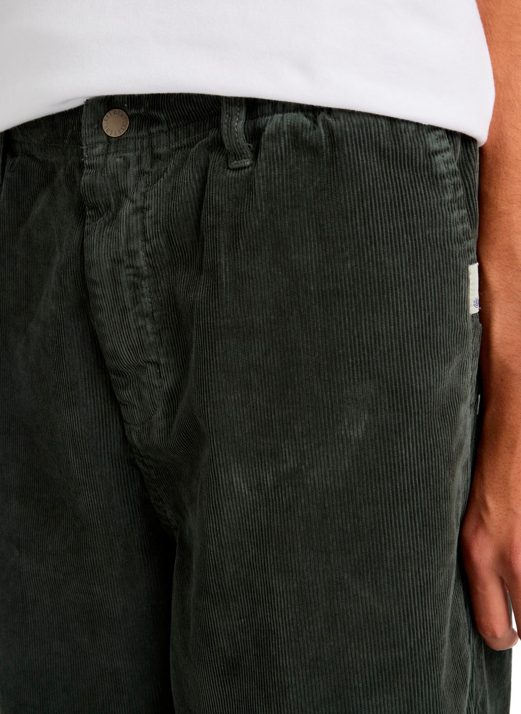 Chino broeken Regular Comfort Chino Corduroy heren groen Element Chino broeken Regular Comfort Chino Corduroy heren groen DEEP FOREST