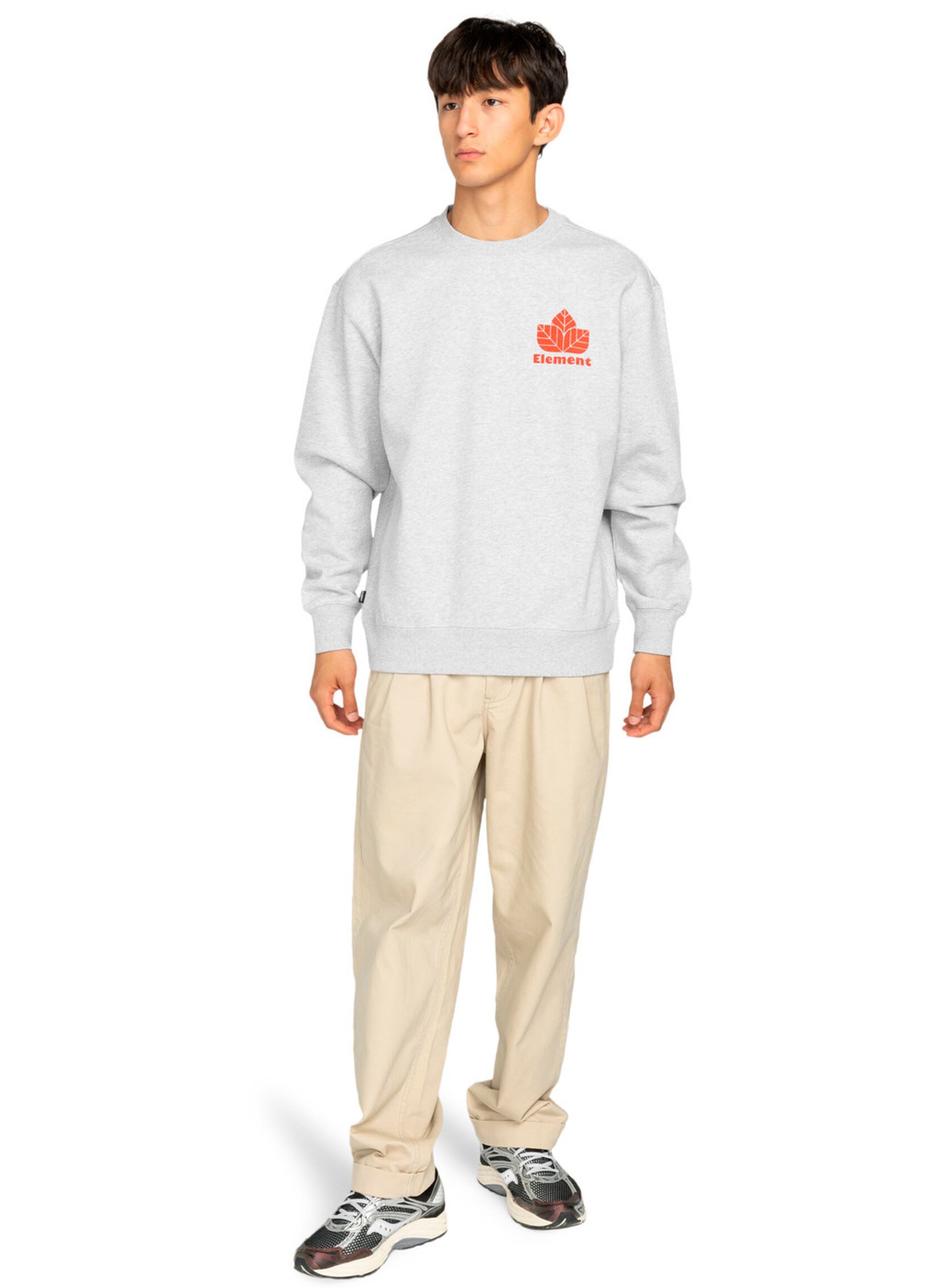 Felpe Sporting Cr uomo grigio Element Felpe Sporting Cr uomo grigio MID GREY HEATHER