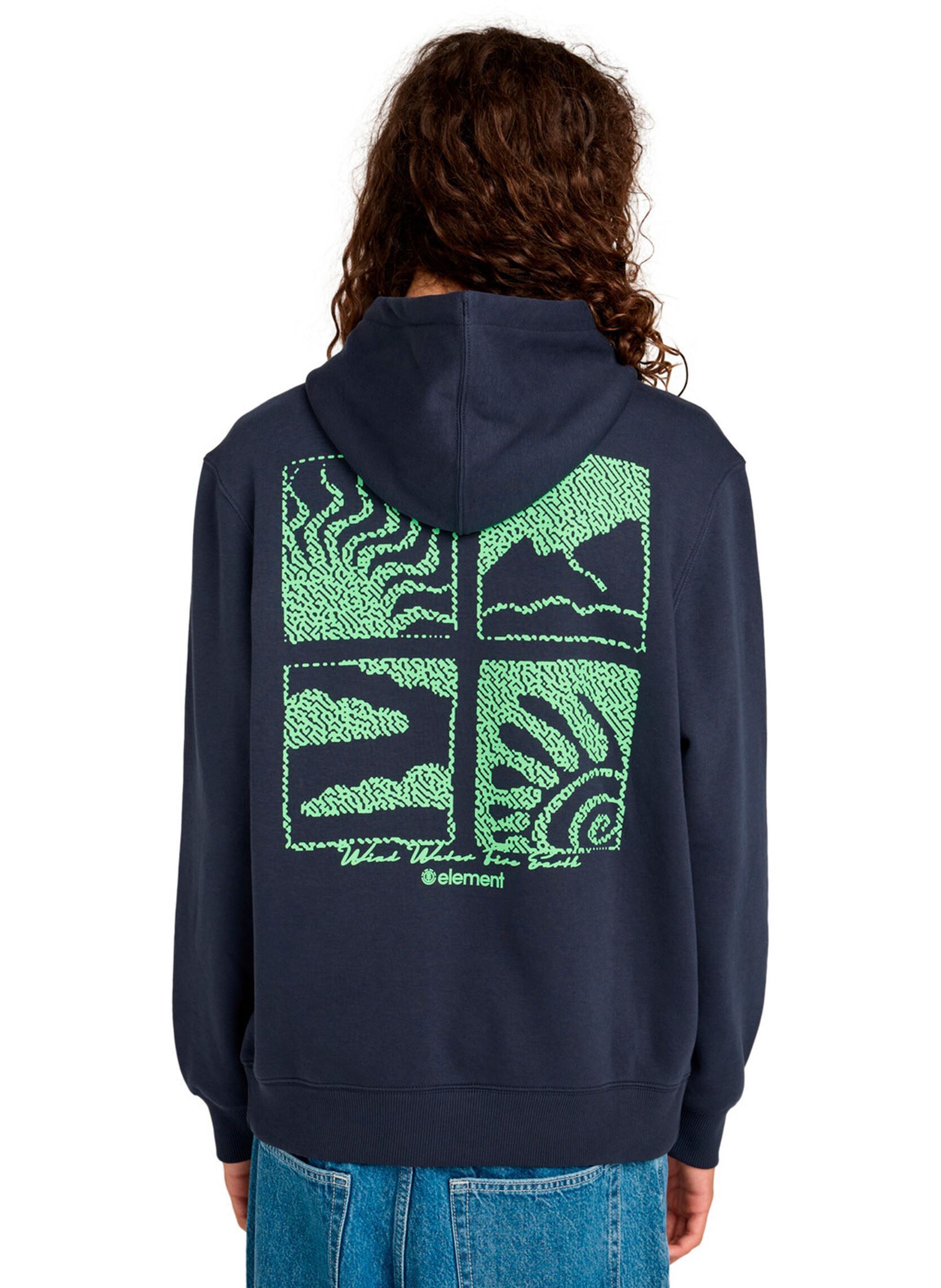 Kapuzenpullover 4 Elements Po herren blau Element Kapuzenpullover 4 Elements Po herren blau ECLIPSE NAVY
