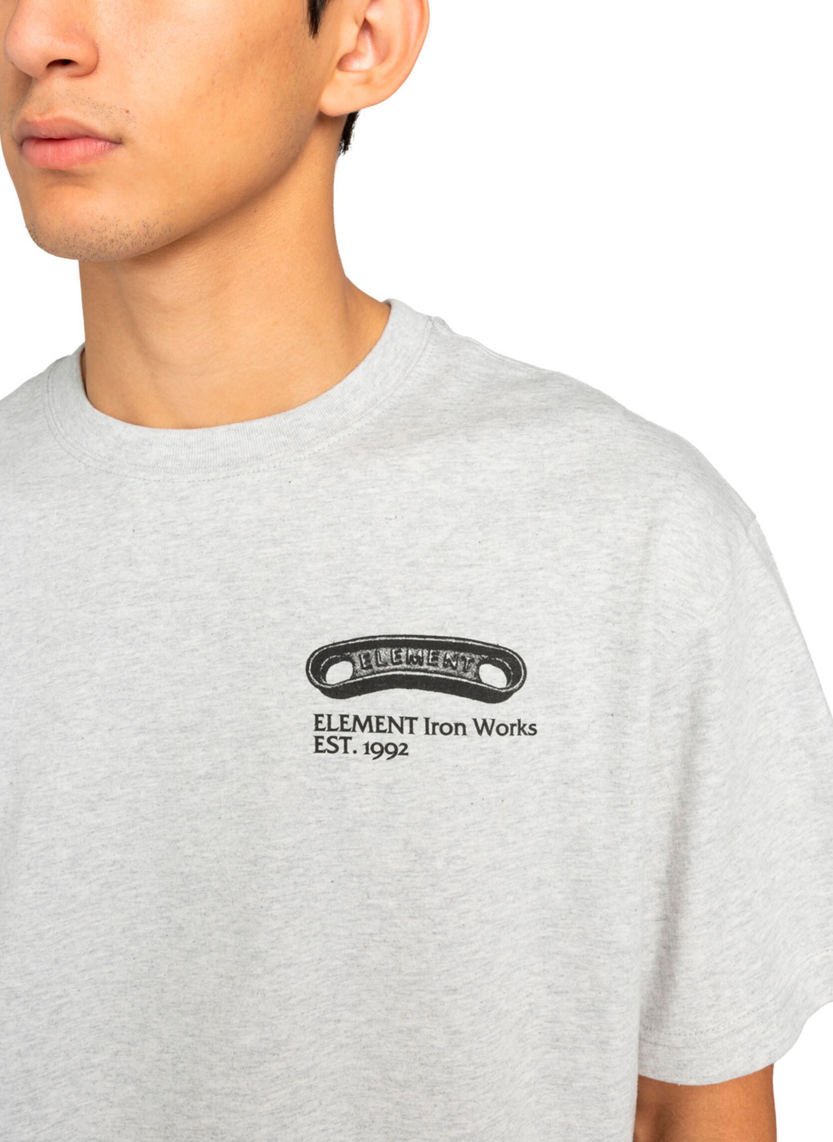 Tee-shirts manches courtes Iron Works Ss homme gris Element Tee-shirts manches courtes Iron Works Ss homme gris MID GREY HEATHER