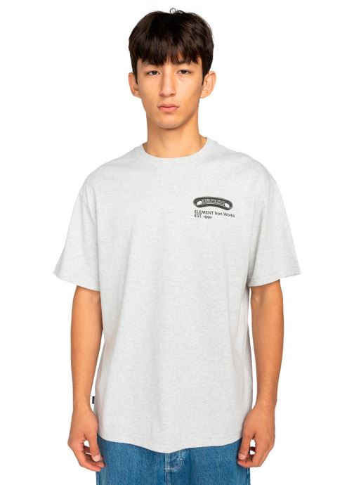 Element T-shirts met korte mouwen Iron Works Ss heren grijs