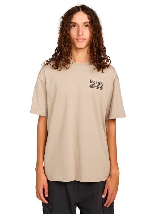 Element T-shirts met korte mouwen Anyways Ss heren beige