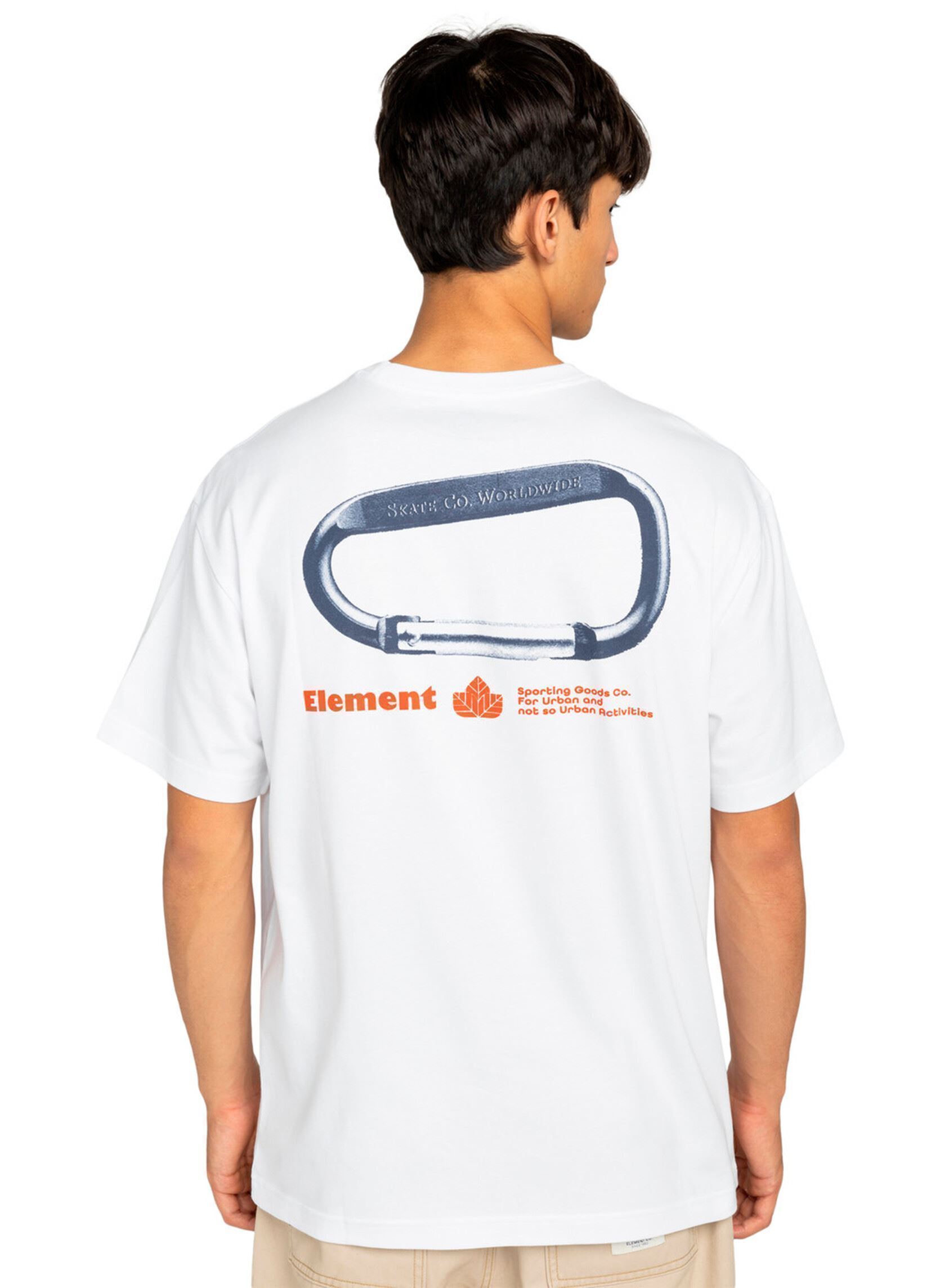 T-shirt a maniche corte Sporting Ss uomo bianco Element T-shirt a maniche corte Sporting Ss uomo bianco OPTIC WHITE