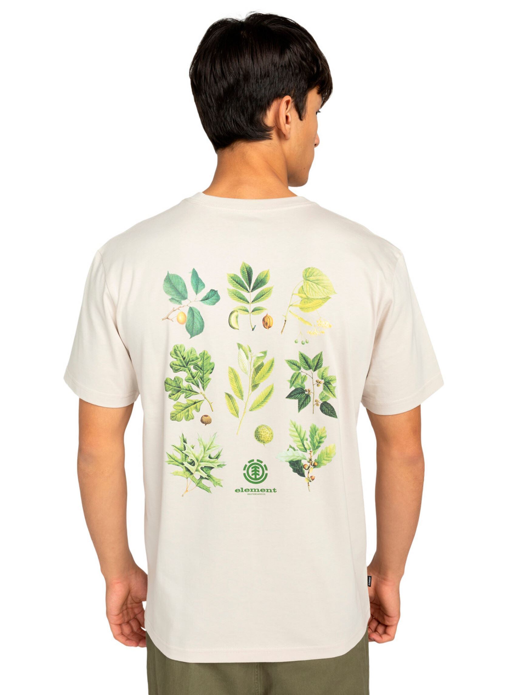 Tee-shirts manches courtes Bigfoot Trees Ss homme beige Element Tee-shirts manches courtes Bigfoot Trees Ss homme beige OAT MILK