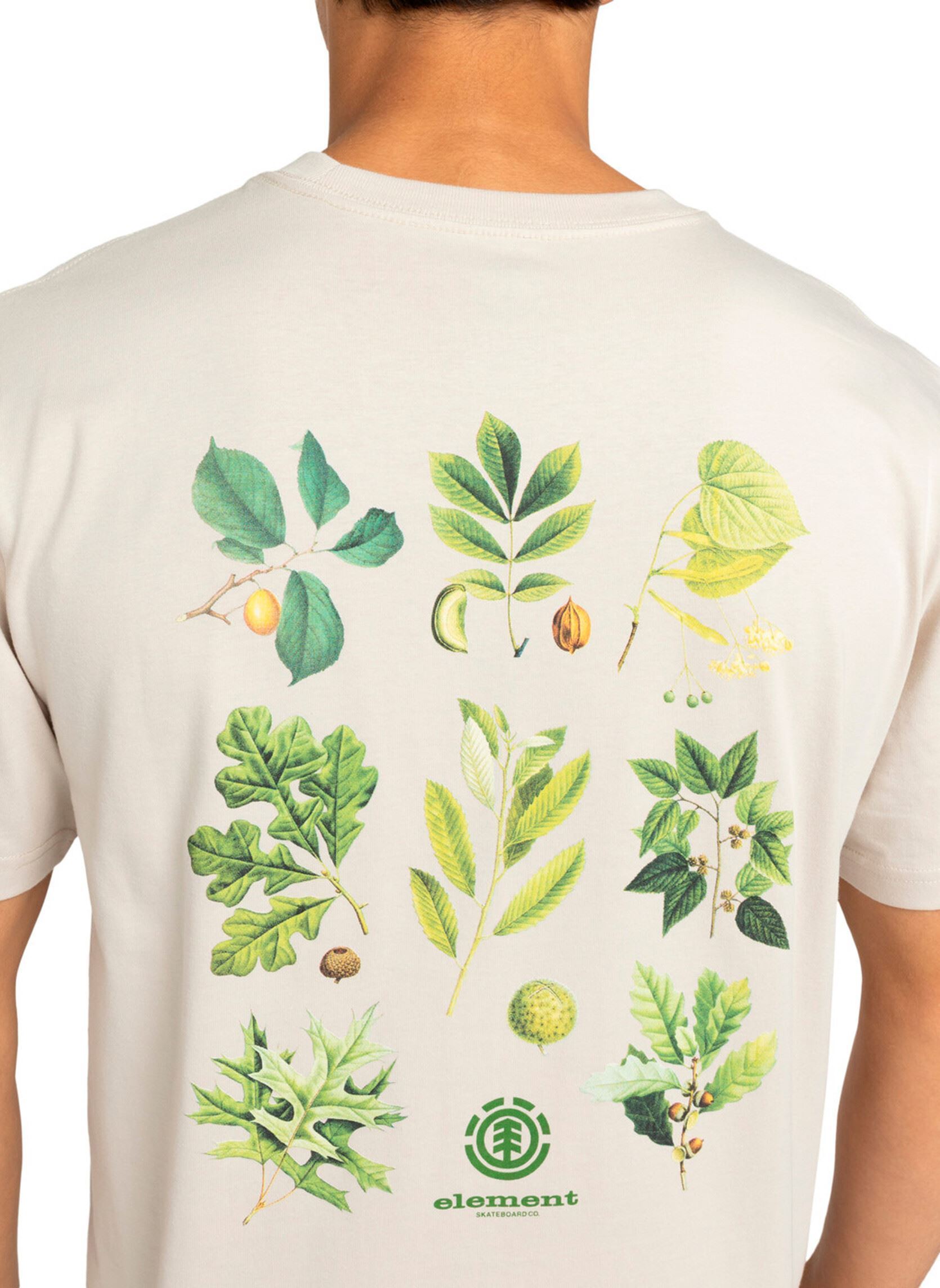 Tee-shirts manches courtes Bigfoot Trees Ss homme beige Element Tee-shirts manches courtes Bigfoot Trees Ss homme beige OAT MILK