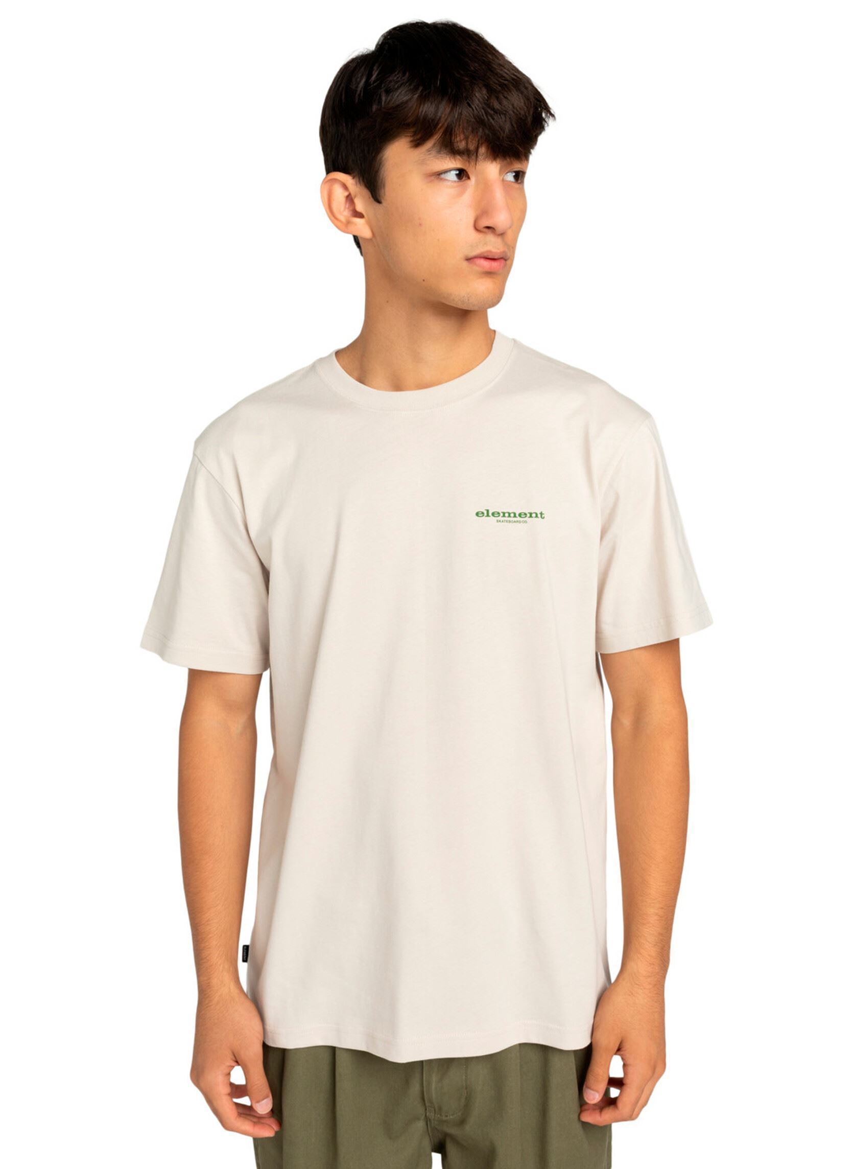 Tee-shirts manches courtes Bigfoot Trees Ss homme beige Element Tee-shirts manches courtes Bigfoot Trees Ss homme beige OAT MILK