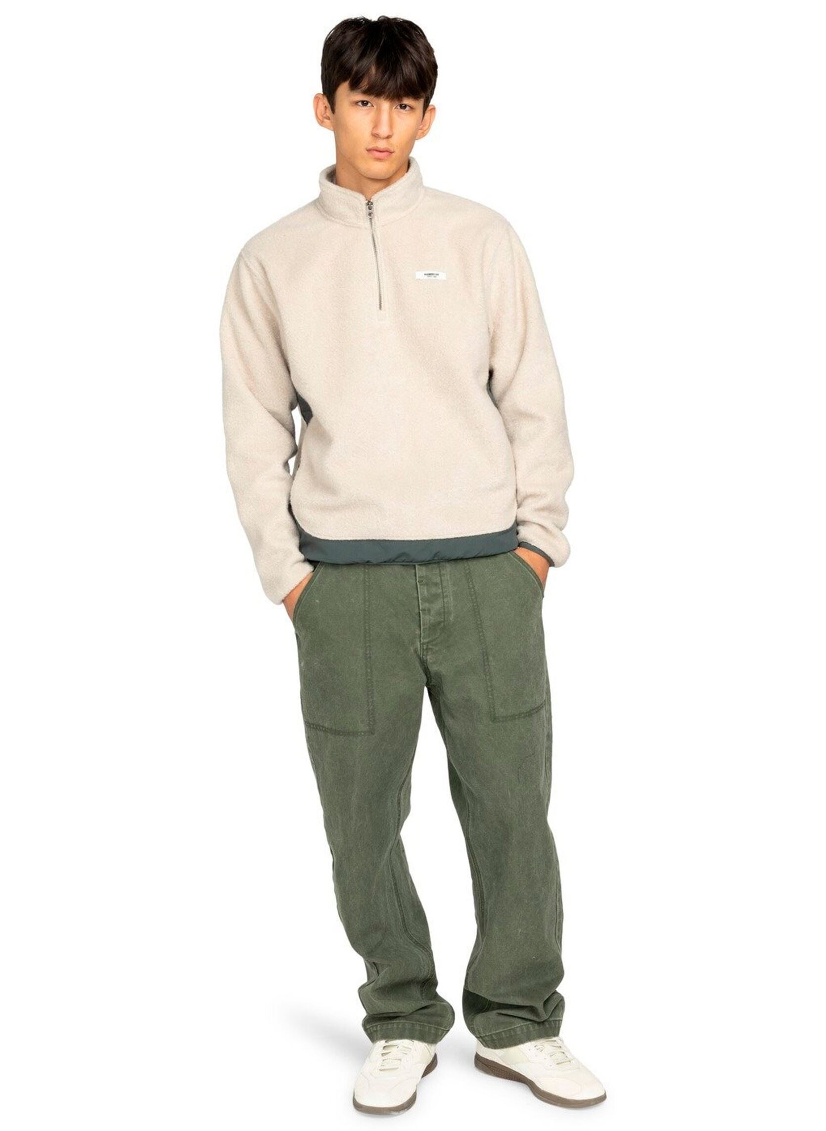 Fleece-Pullover Shepherd Quarter Zip herren beige Element Fleece-Pullover Shepherd Quarter Zip herren beige OATMEAL HEATHER