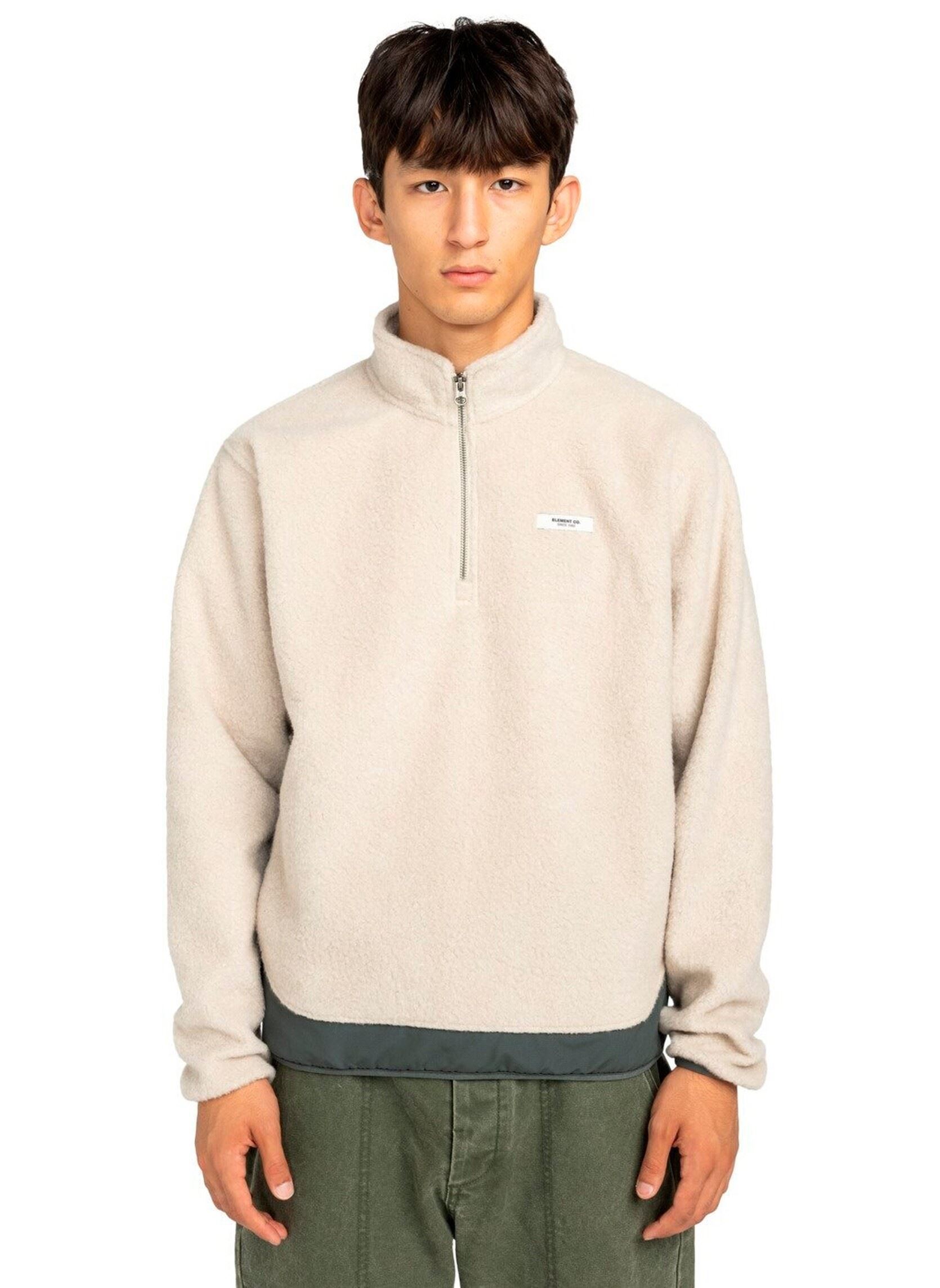 Fleece-Pullover Shepherd Quarter Zip herren beige Element Fleece-Pullover Shepherd Quarter Zip herren beige OATMEAL HEATHER