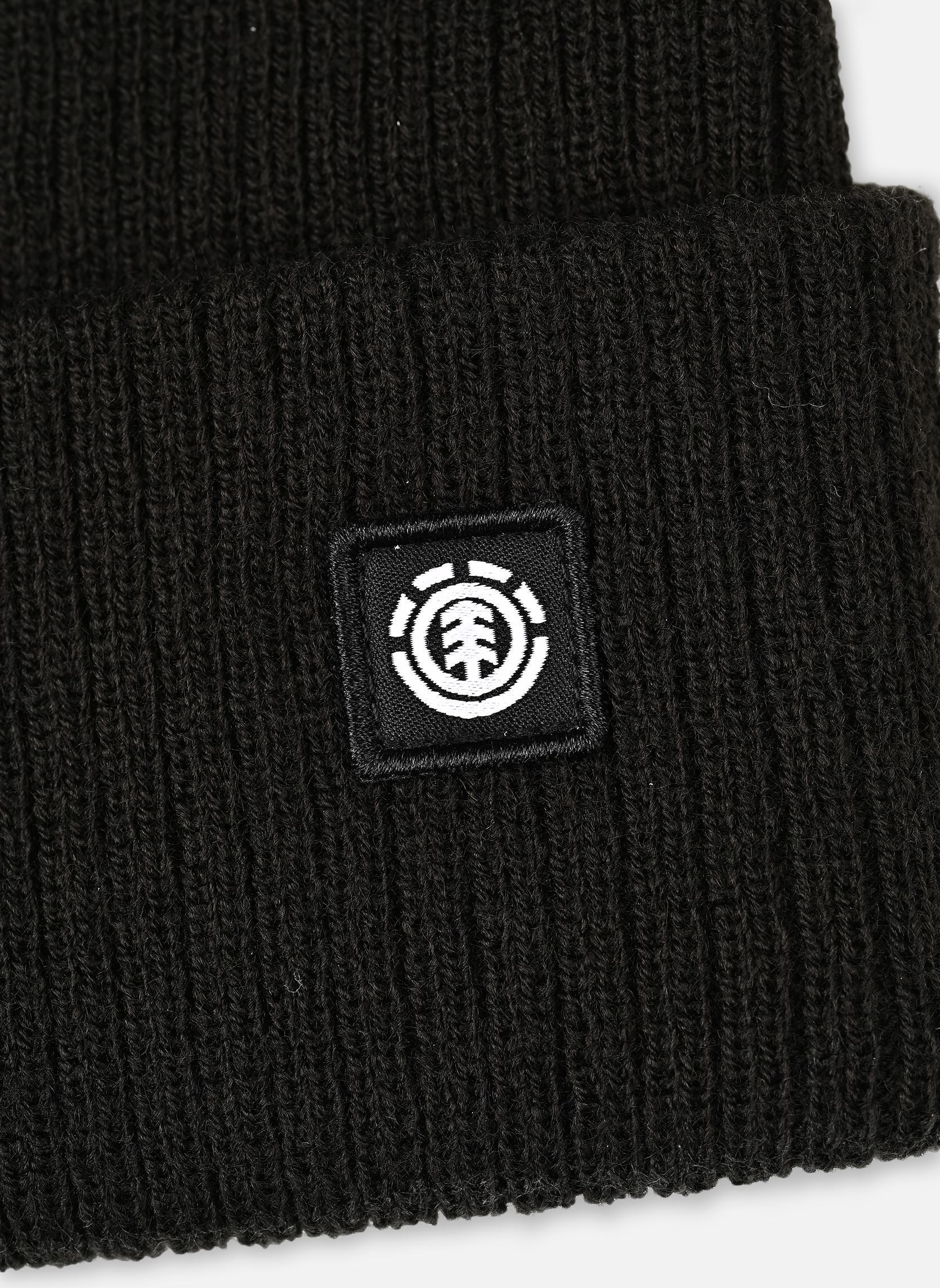 Mutsen Mid Icon Beanie Rib heren zwart Element Mutsen Mid Icon Beanie Rib heren zwart FLINT BLACK