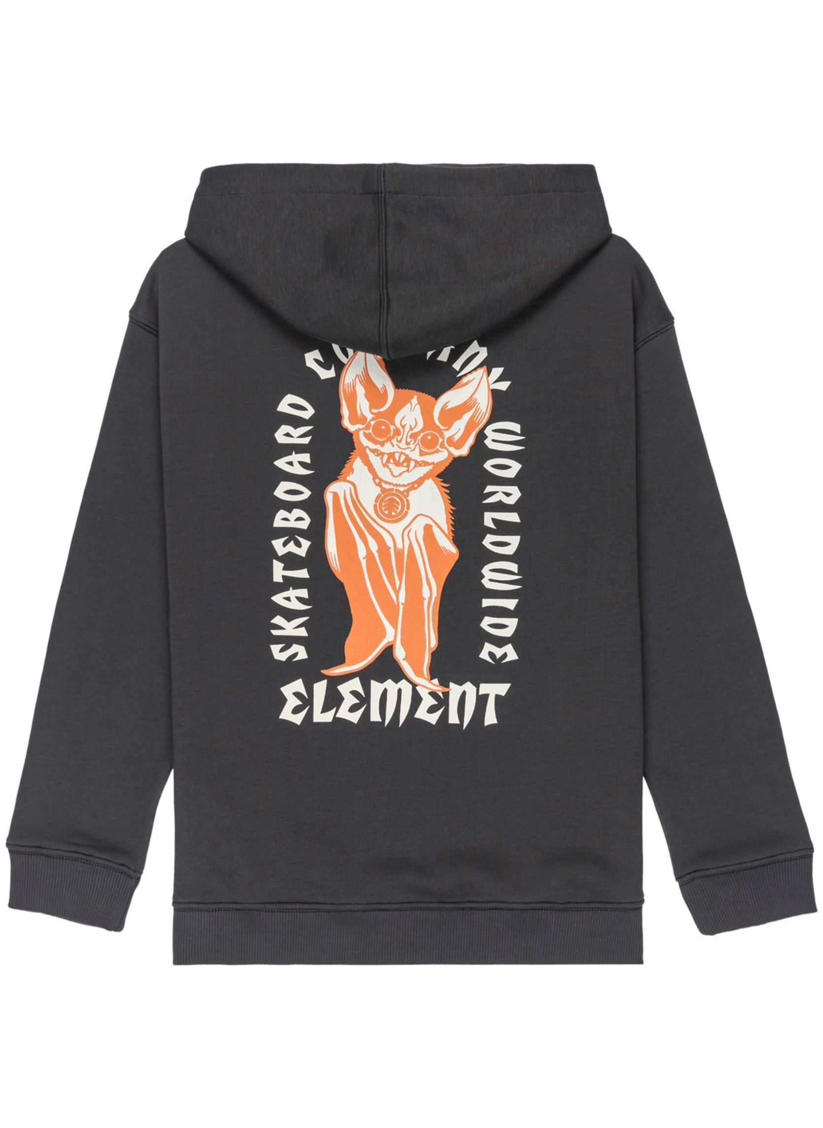 Sweats à capuche Bite Me Po Y garçon noir Element Sweats à capuche Bite Me Po Y garçon noir OFF BLACK