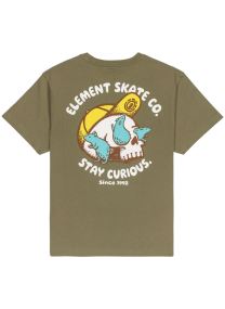 Tee-shirts manches courtes Curious Ss Y garçon vert