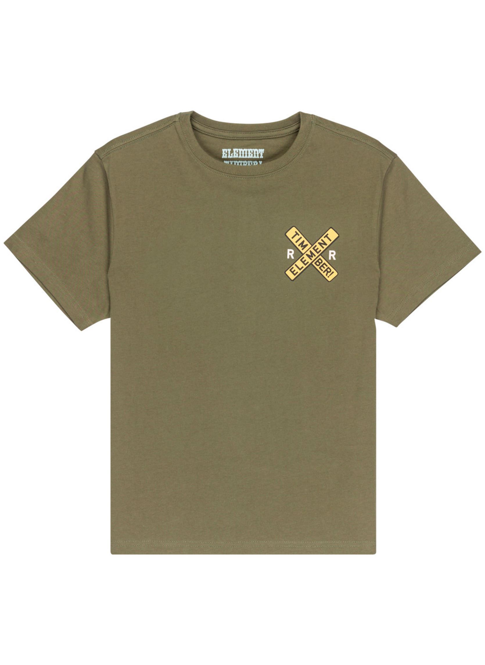 Tee-shirts manches courtes Timber Signs Ss Y garçon vert Element Tee-shirts manches courtes Timber Signs Ss Y garçon vert KALAMATA