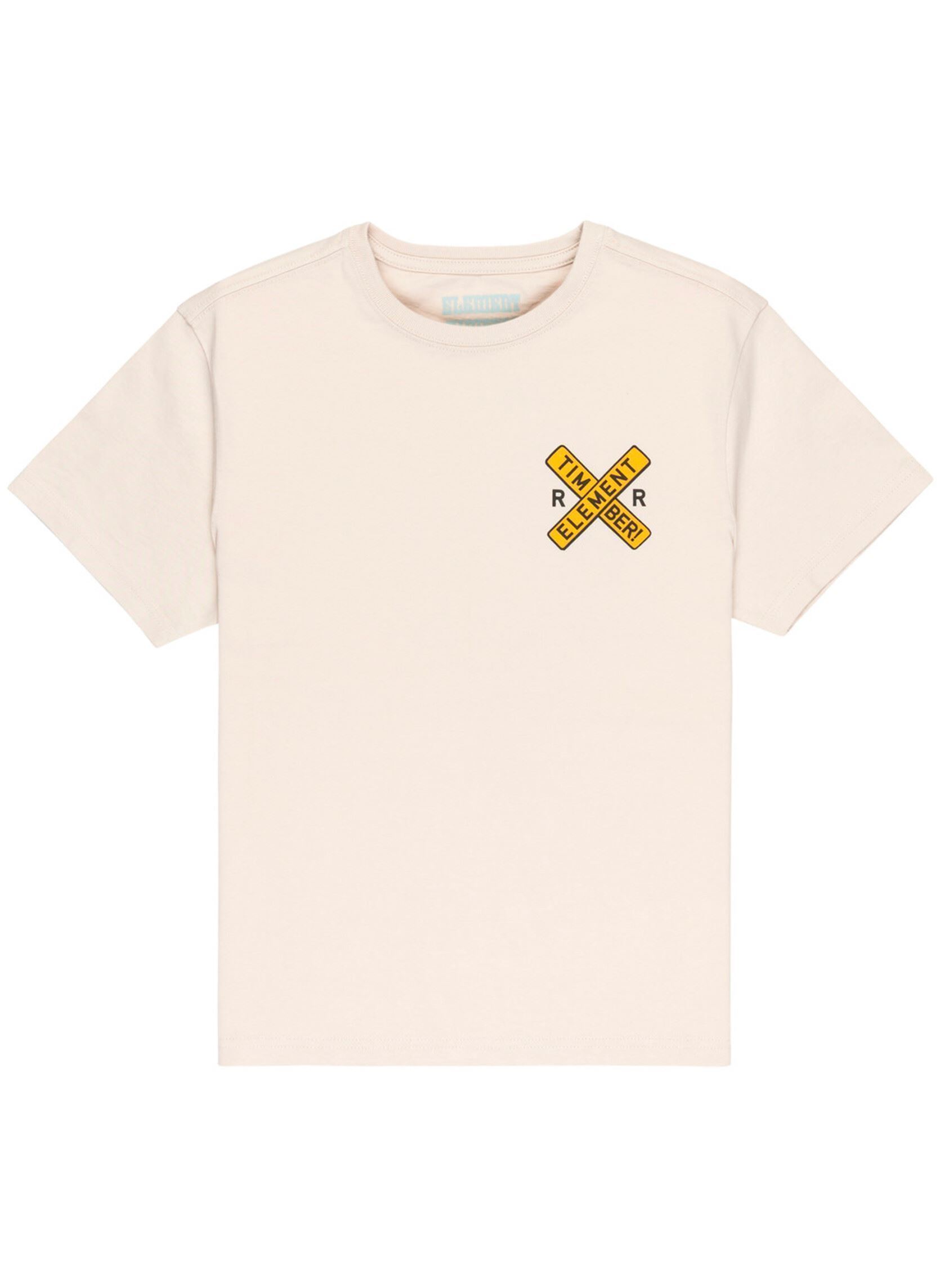 Tee-shirts manches courtes Timber Freight Train Ss Y garçon beige Element Tee-shirts manches courtes Timber Freight Train Ss Y garçon beige OAT MILK