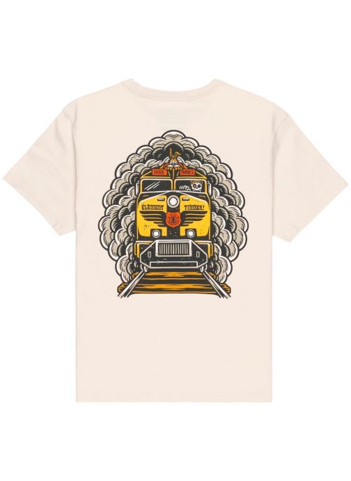 Element Kurzarm-T-Shirts Timber Freight Train Ss Y jungen beige