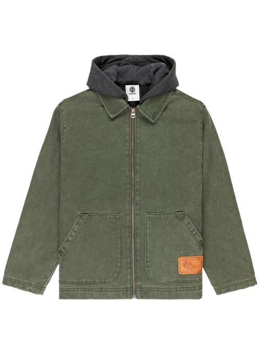 Element Blousons Chore Hood Y garçon vert