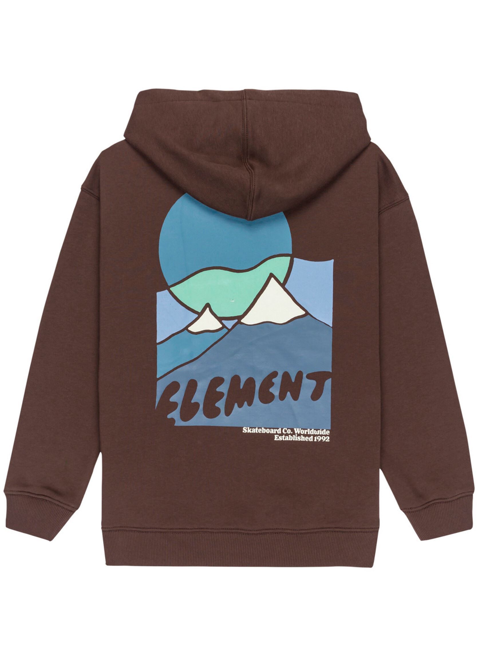 Felpe con cappuccio Sunrise Po Y bambino marrone Element Felpe con cappuccio Sunrise Po Y bambino marrone JAVA