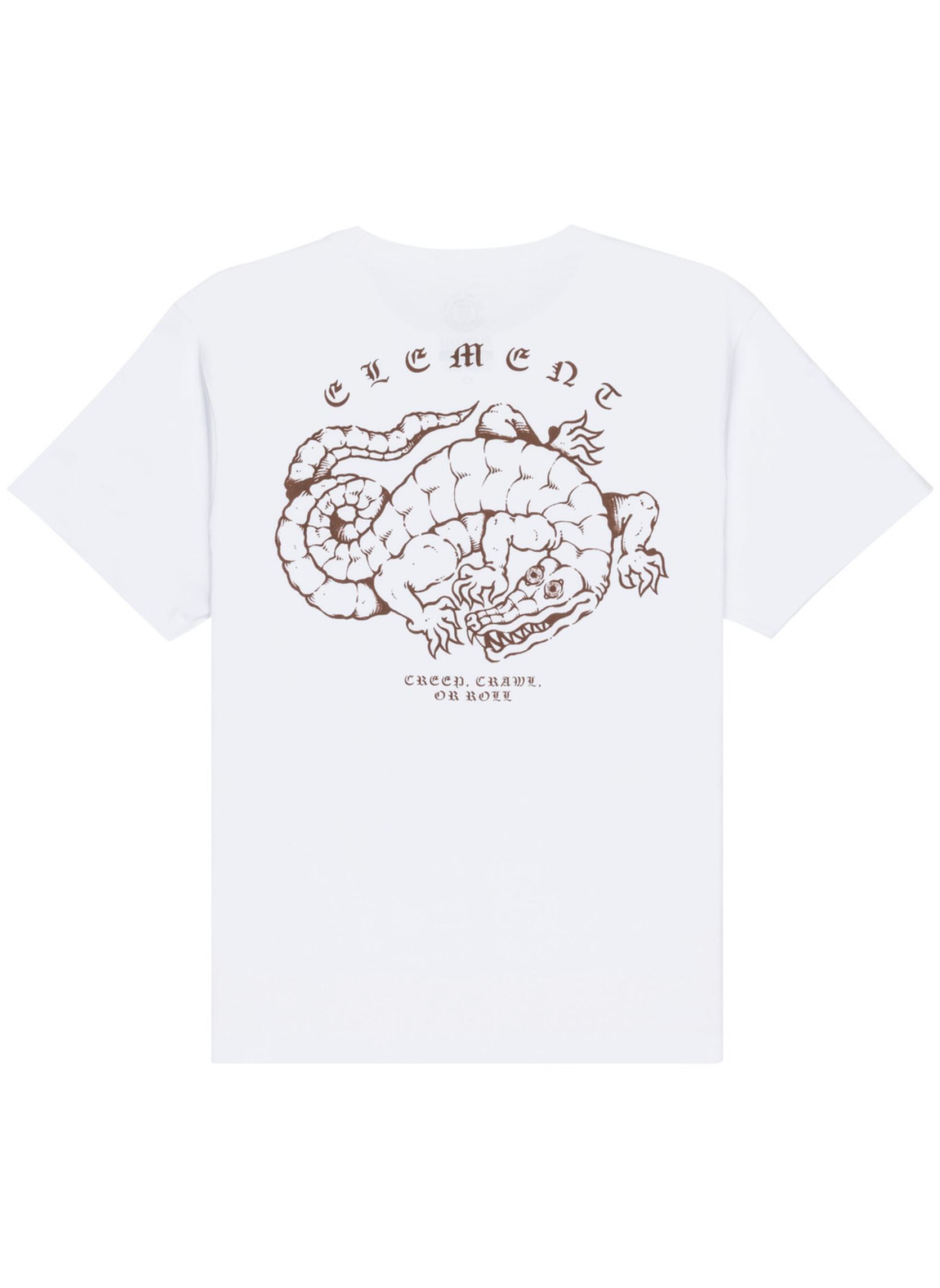 Tee-shirts manches courtes Aligator Ss Y garçon blanc Element Tee-shirts manches courtes Aligator Ss Y garçon blanc OPTIC WHITE