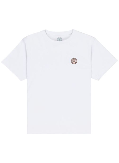 Element T-shirts met korte mouwen Aligator Ss Y jongens wit