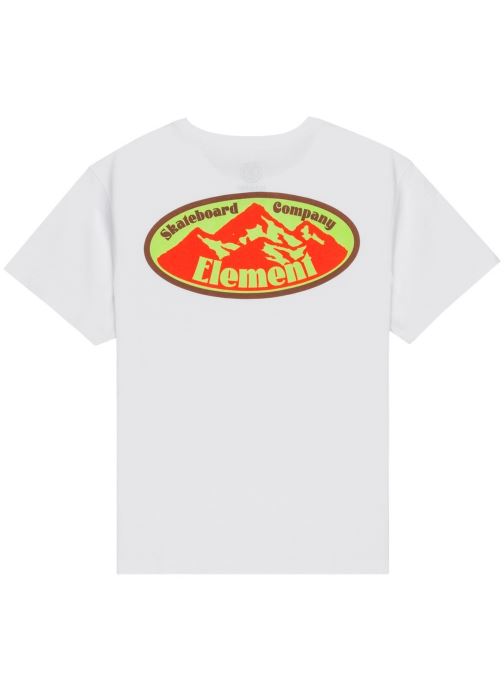 Element Tee-shirts manches courtes Epic Ss Y garçon blanc