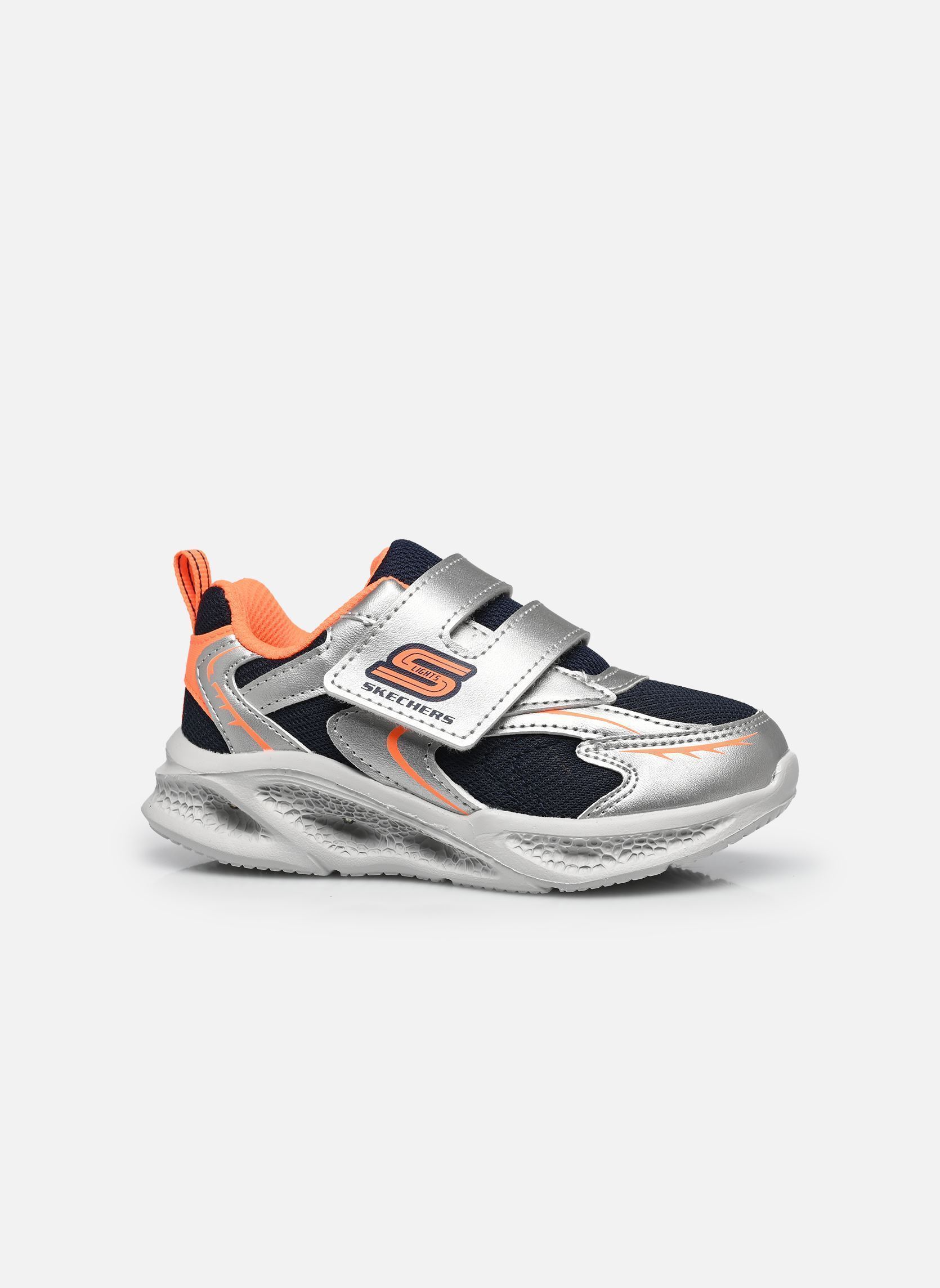 Sneaker Skechers Meteor-Lights - Glow jungen silber Skechers Sneaker Skechers Meteor-Lights - Glow jungen silber SLOR