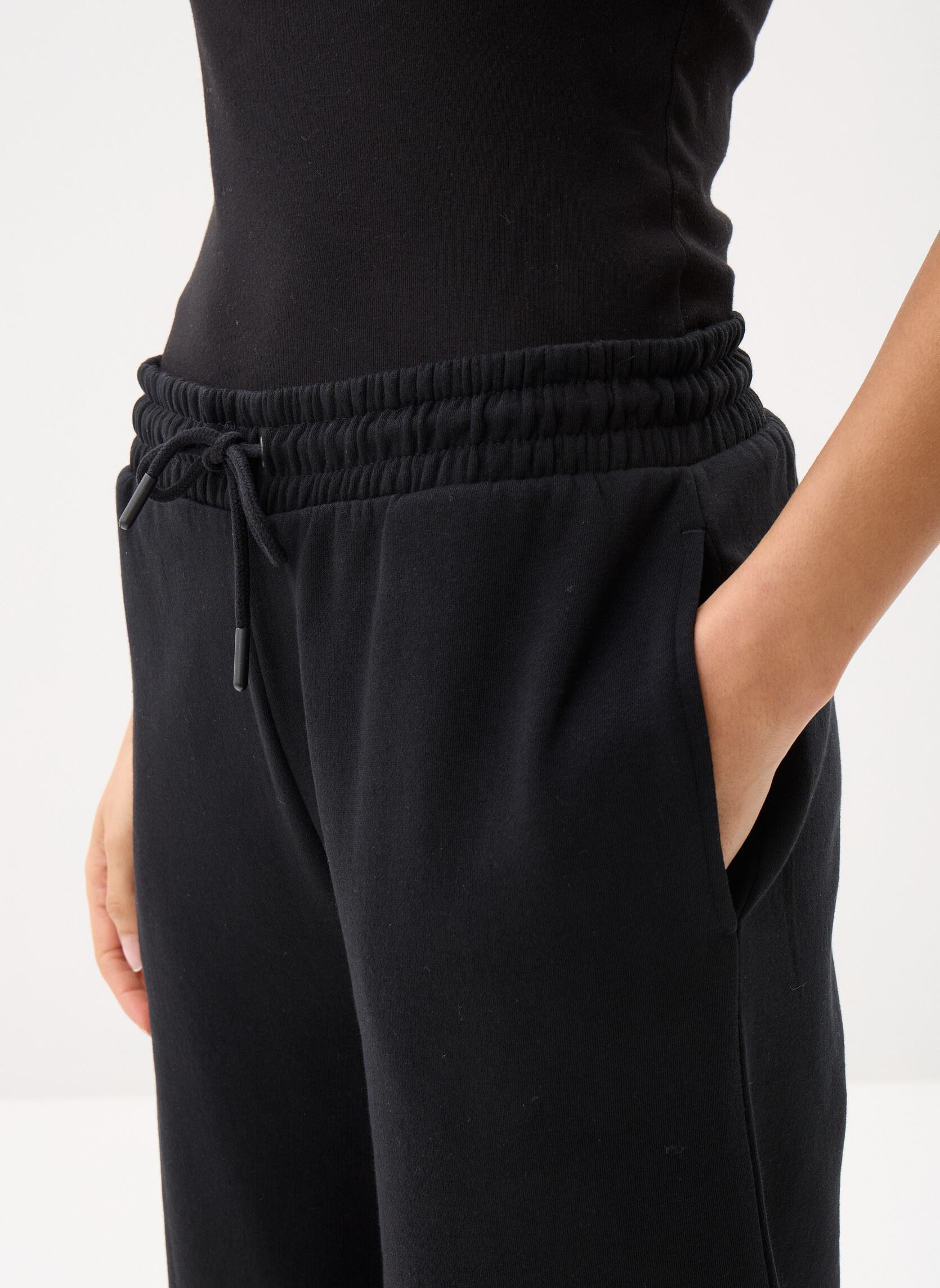 Bas de jogging PWIDEJOGGY femme noir MADE BY Bas de jogging PWIDEJOGGY femme noir JET BLACK