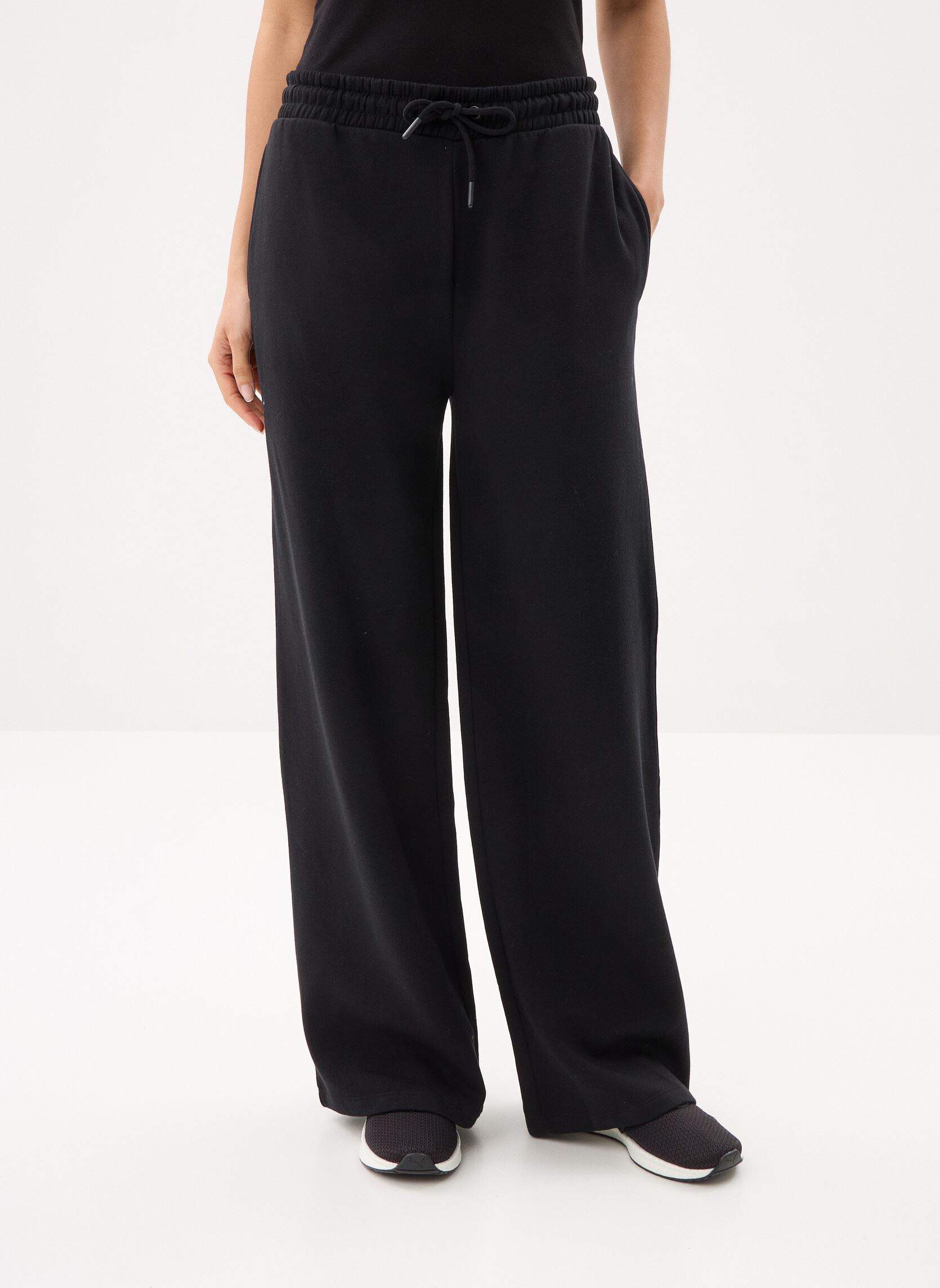 Bas de jogging PWIDEJOGGY femme noir MADE BY Bas de jogging PWIDEJOGGY femme noir JET BLACK