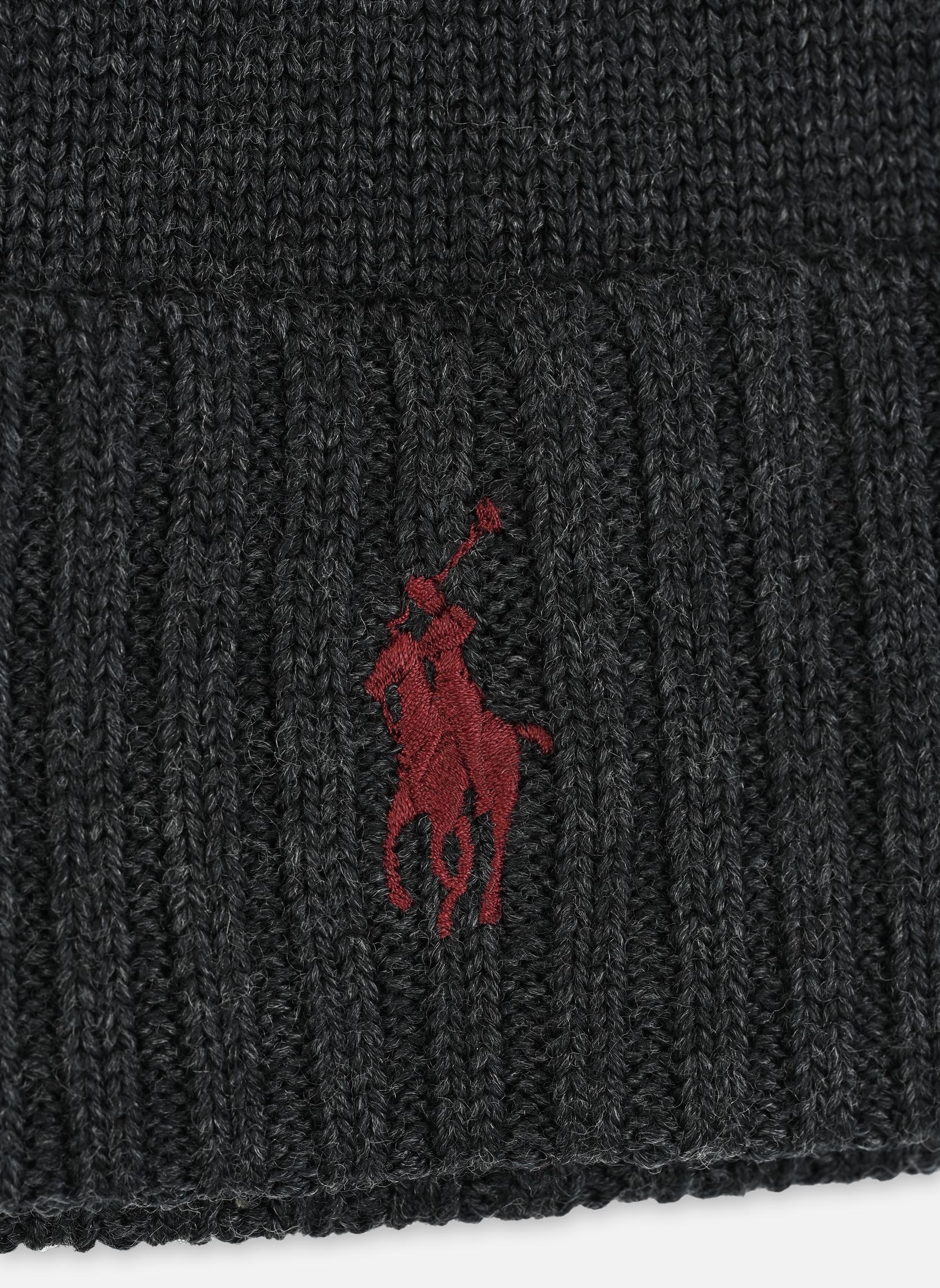 Bonnets Fo Hat-Cold Weather-Hat homme gris Polo Ralph Lauren Bonnets Fo Hat-Cold Weather-Hat homme gris DARK GRANITE HTHR